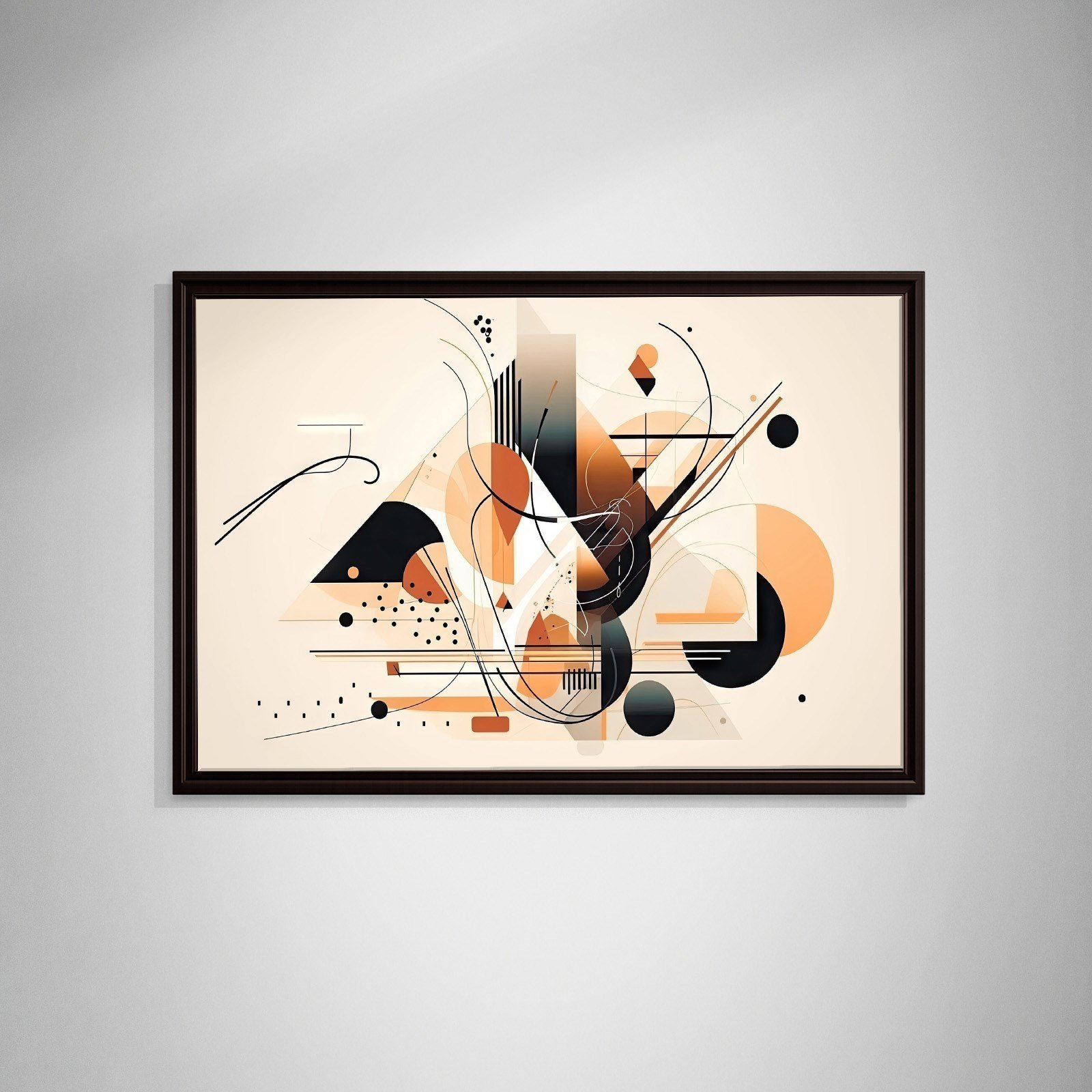 Modern Geometrik Soyut Kanvas Tablo