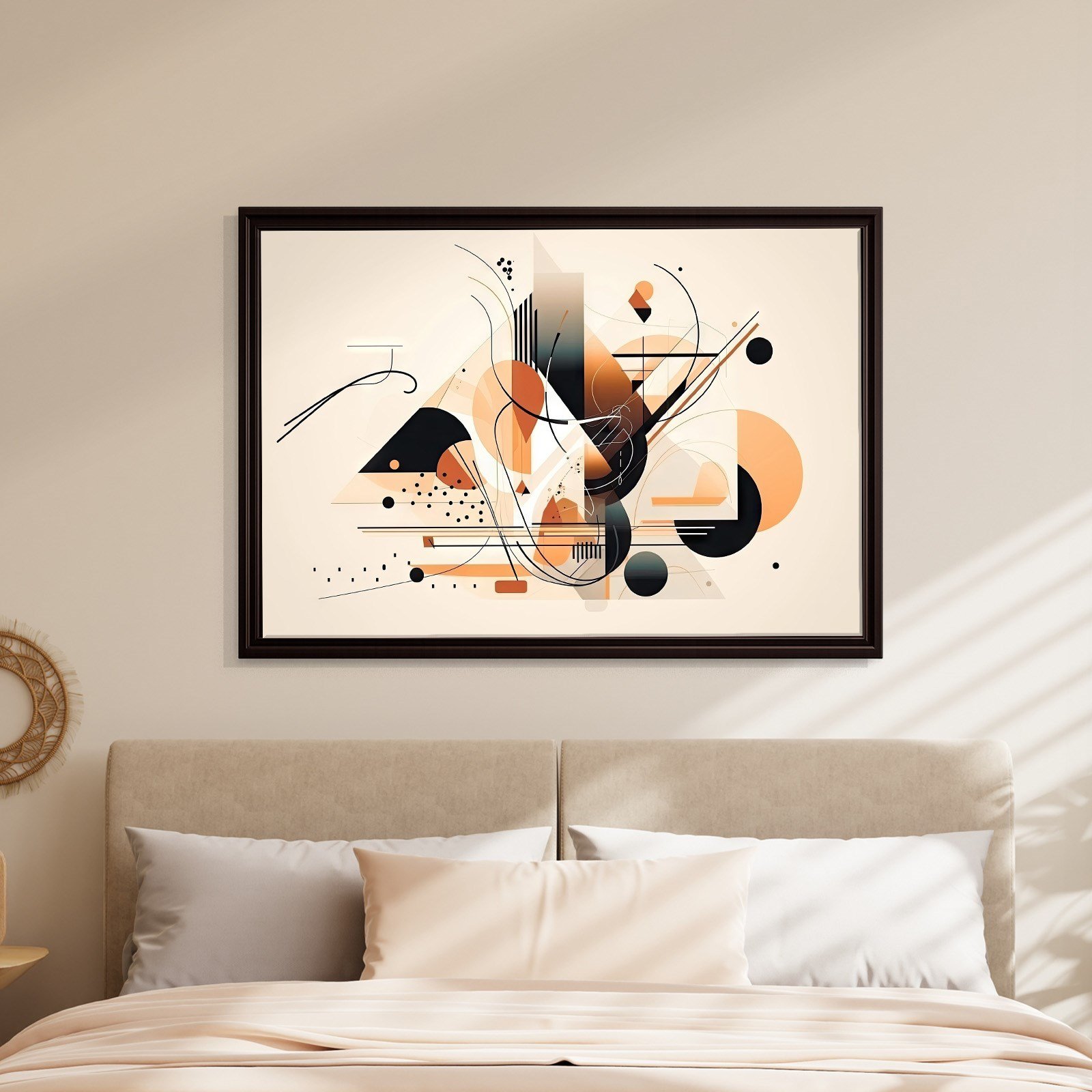 Modern Geometrik Soyut Kanvas Tablo