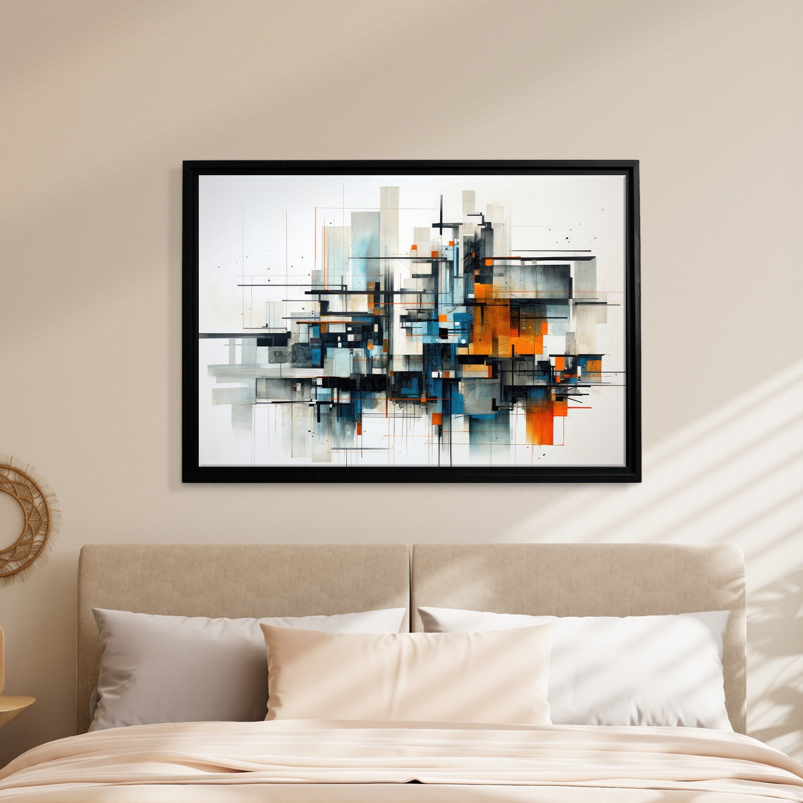 Modern Metropol – Geometrik Soyut Kompozisyon