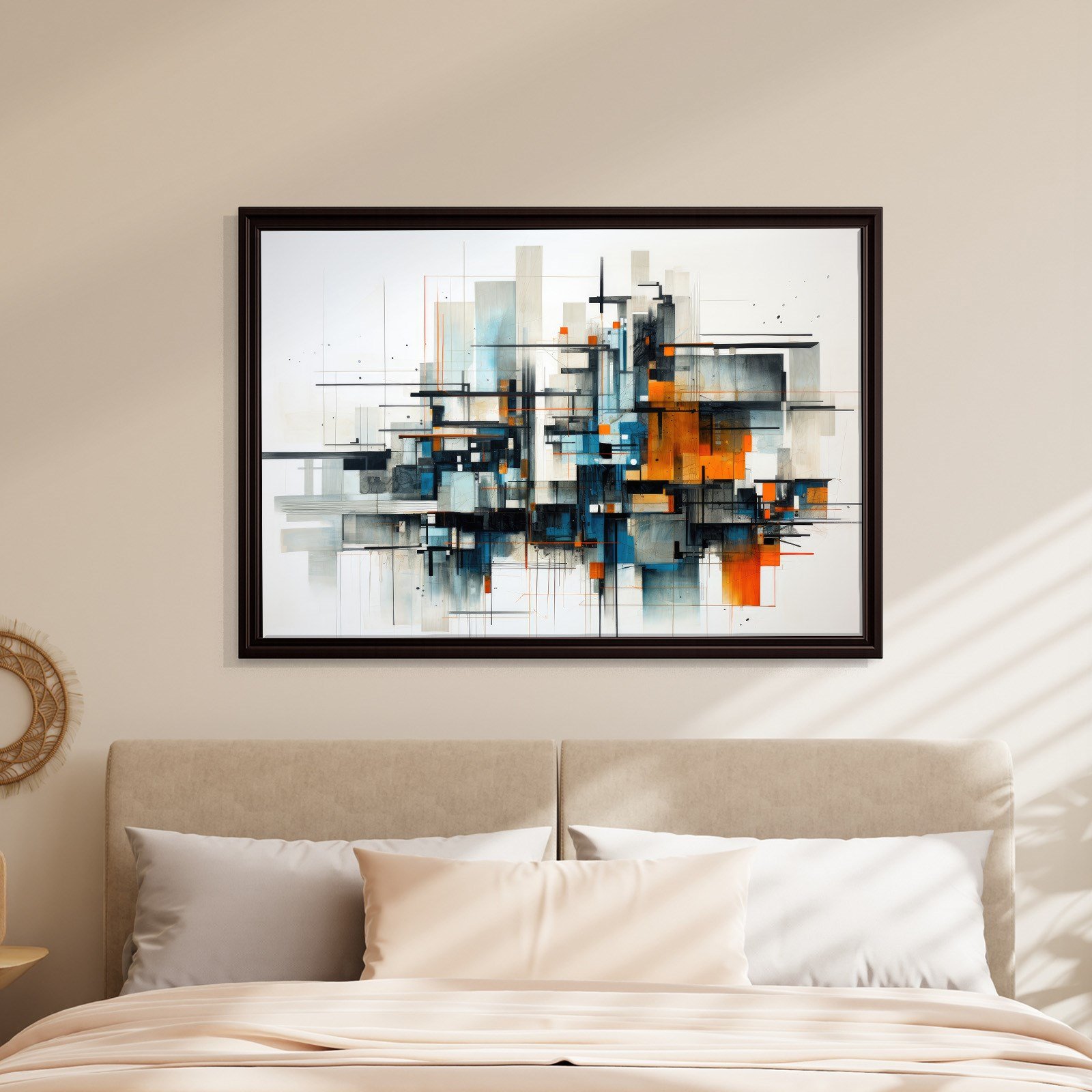 Modern Metropol – Geometrik Soyut Kompozisyon