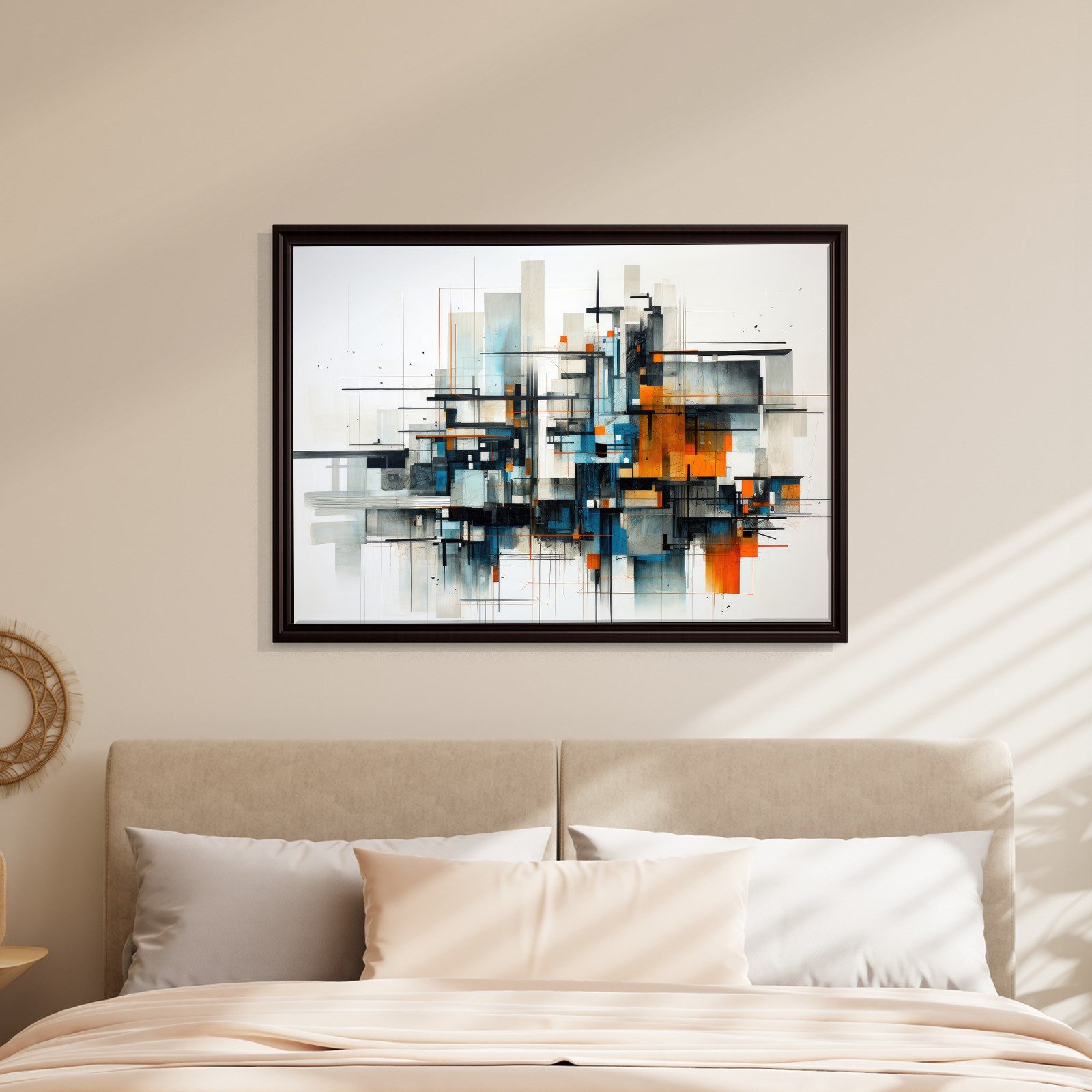 Modern Metropol – Geometrik Soyut Kompozisyon