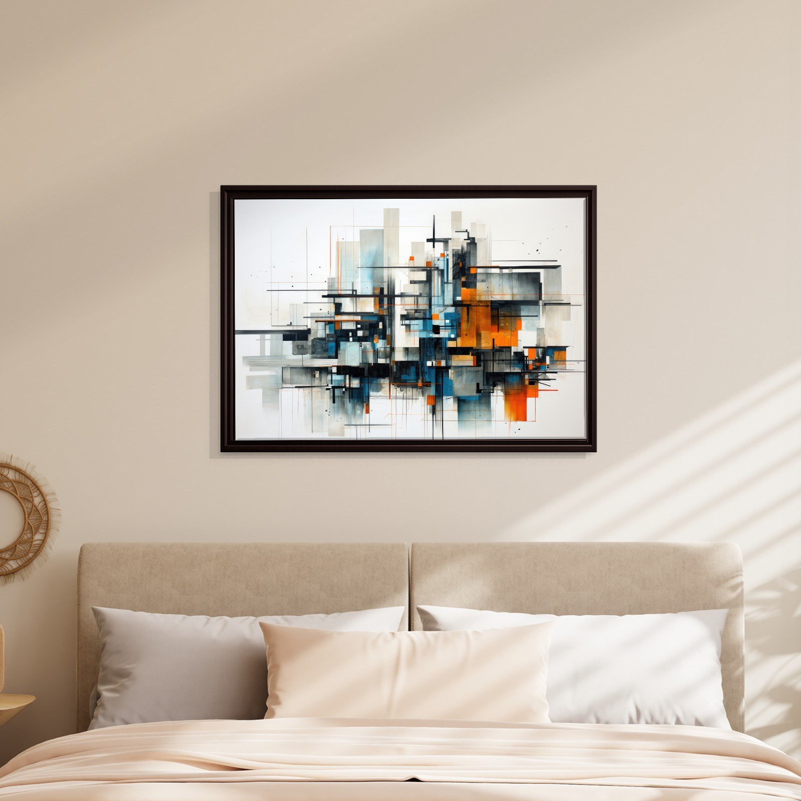 Modern Metropol – Geometrik Soyut Kompozisyon