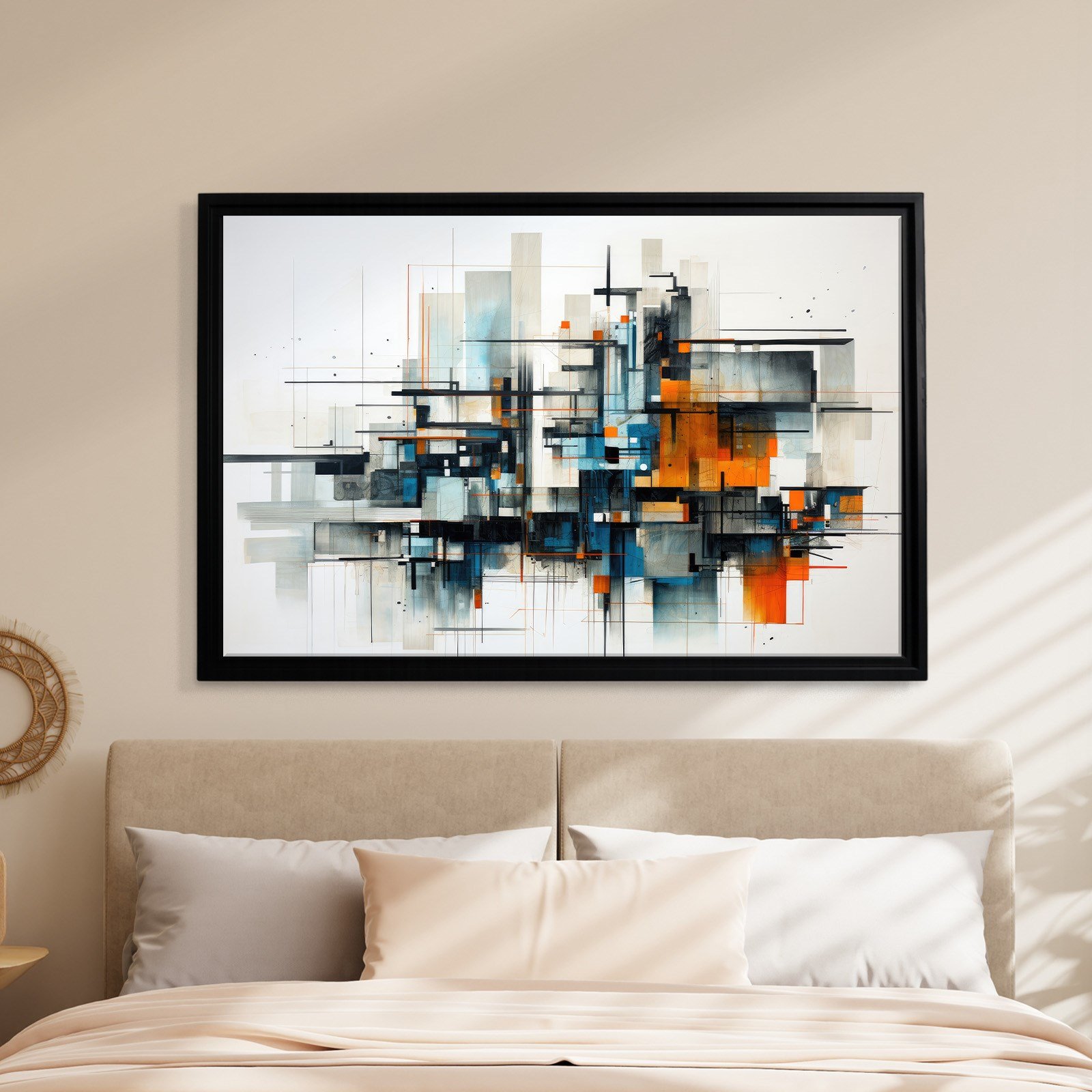 Modern Metropol – Geometrik Soyut Kompozisyon