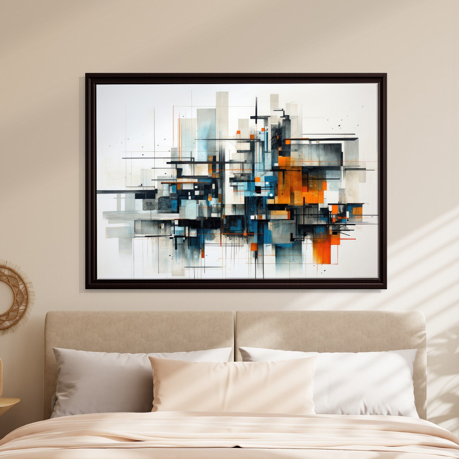 Modern Metropol – Geometrik Soyut Kompozisyon