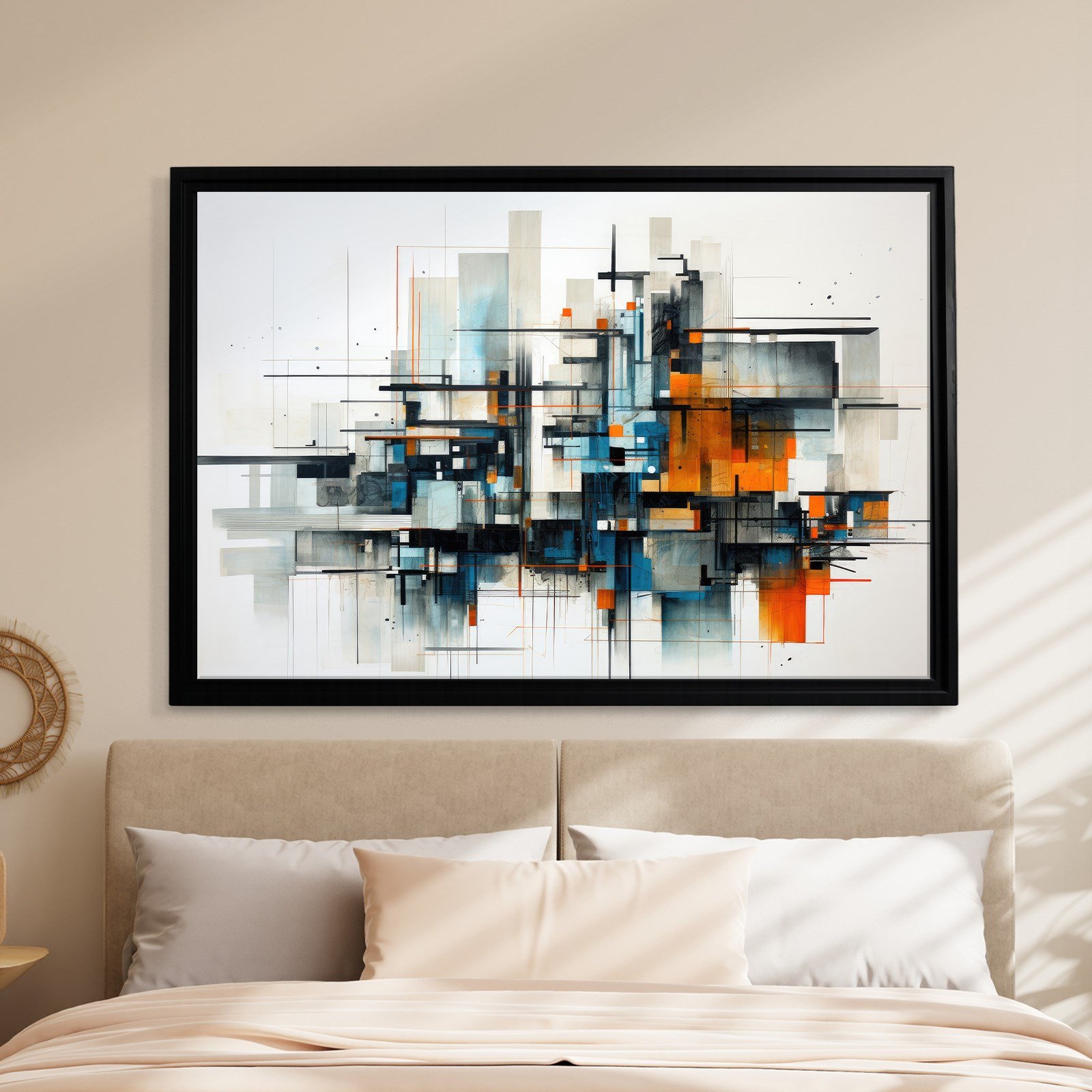 Modern Metropol – Geometrik Soyut Kompozisyon