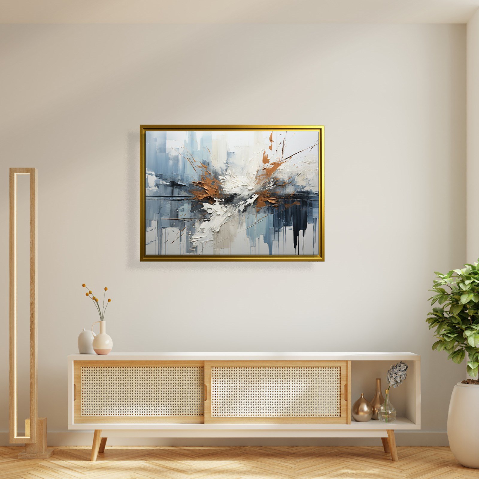 Özgürlüğün Kanatları – Soyut Kartal Kompozisyonu