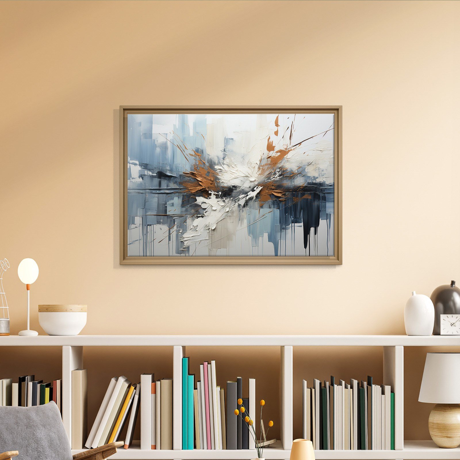 Özgürlüğün Kanatları – Soyut Kartal Kompozisyonu
