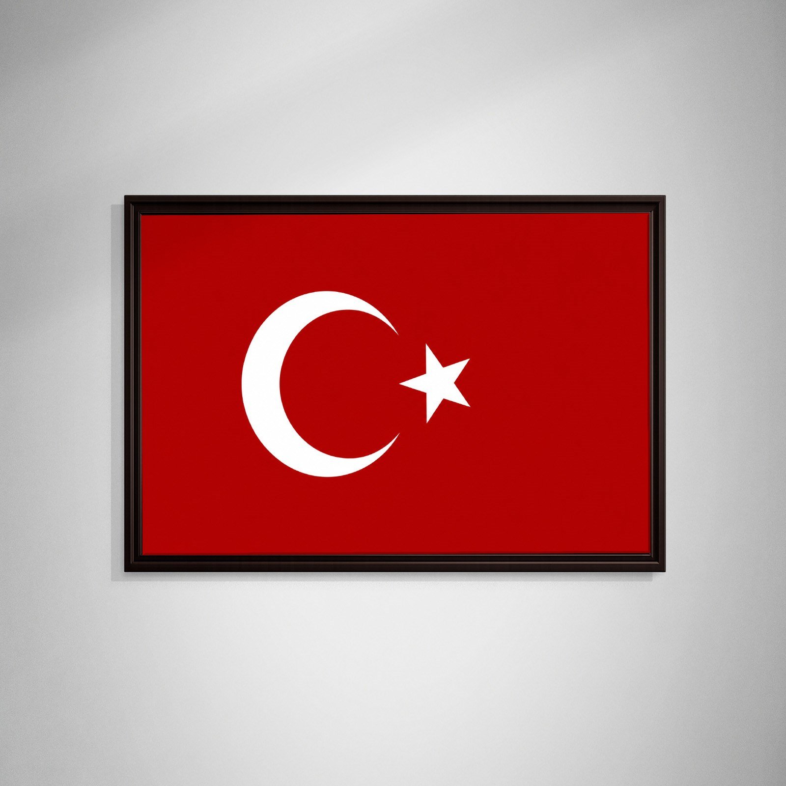 Türk Bayrağı Kanvas Tablo – Şanlı Ay Yıldız Duvar Dekoru