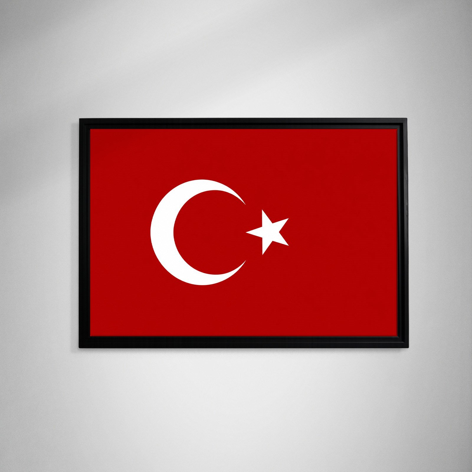 Türk Bayrağı Kanvas Tablo – Şanlı Ay Yıldız Duvar Dekoru
