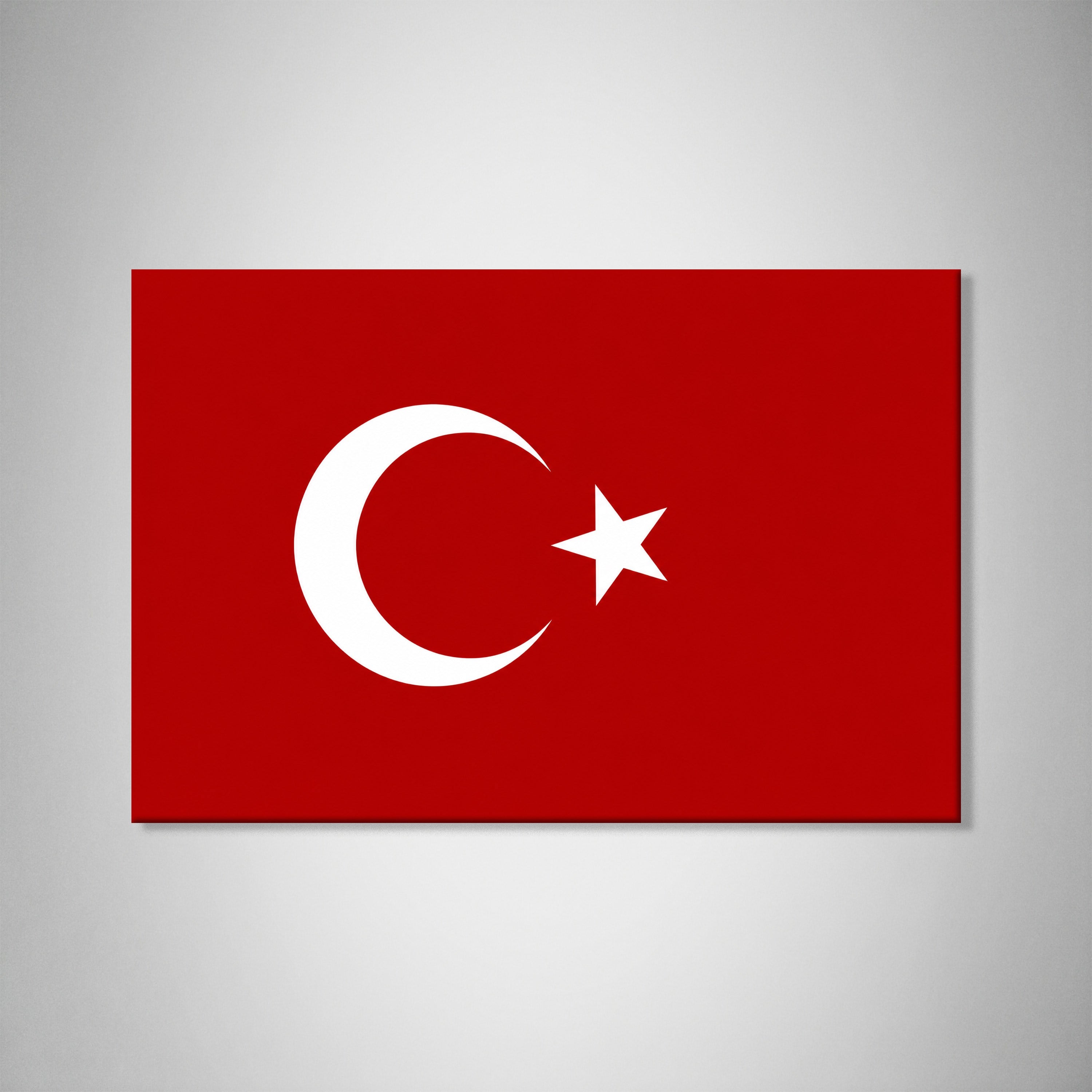 Türk Bayrağı Kanvas Tablo – Şanlı Ay Yıldız Duvar Dekoru