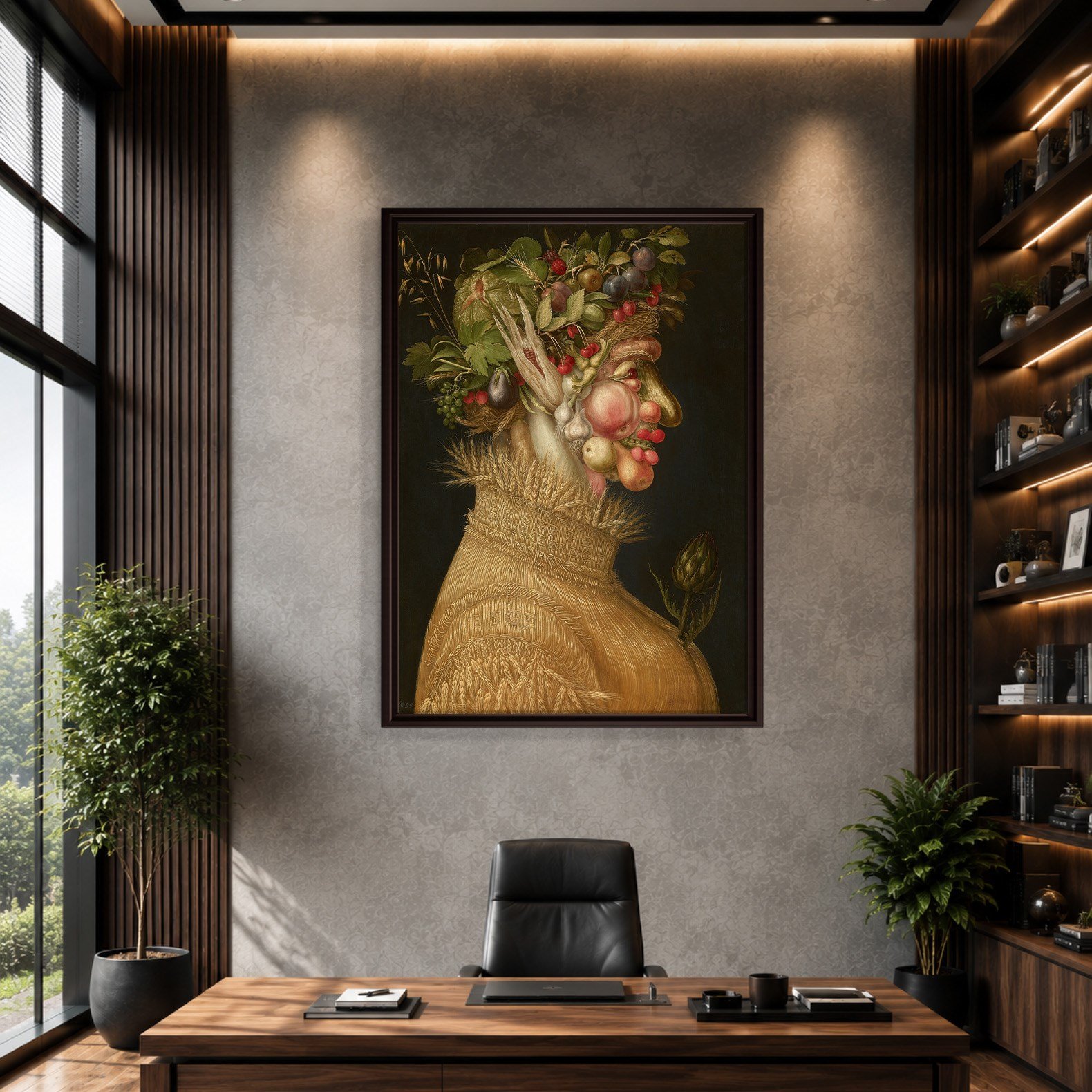 Yaz Kanvas Tablo – Giuseppe Arcimboldo Summer Klasik Rönesans Sanat Eseri