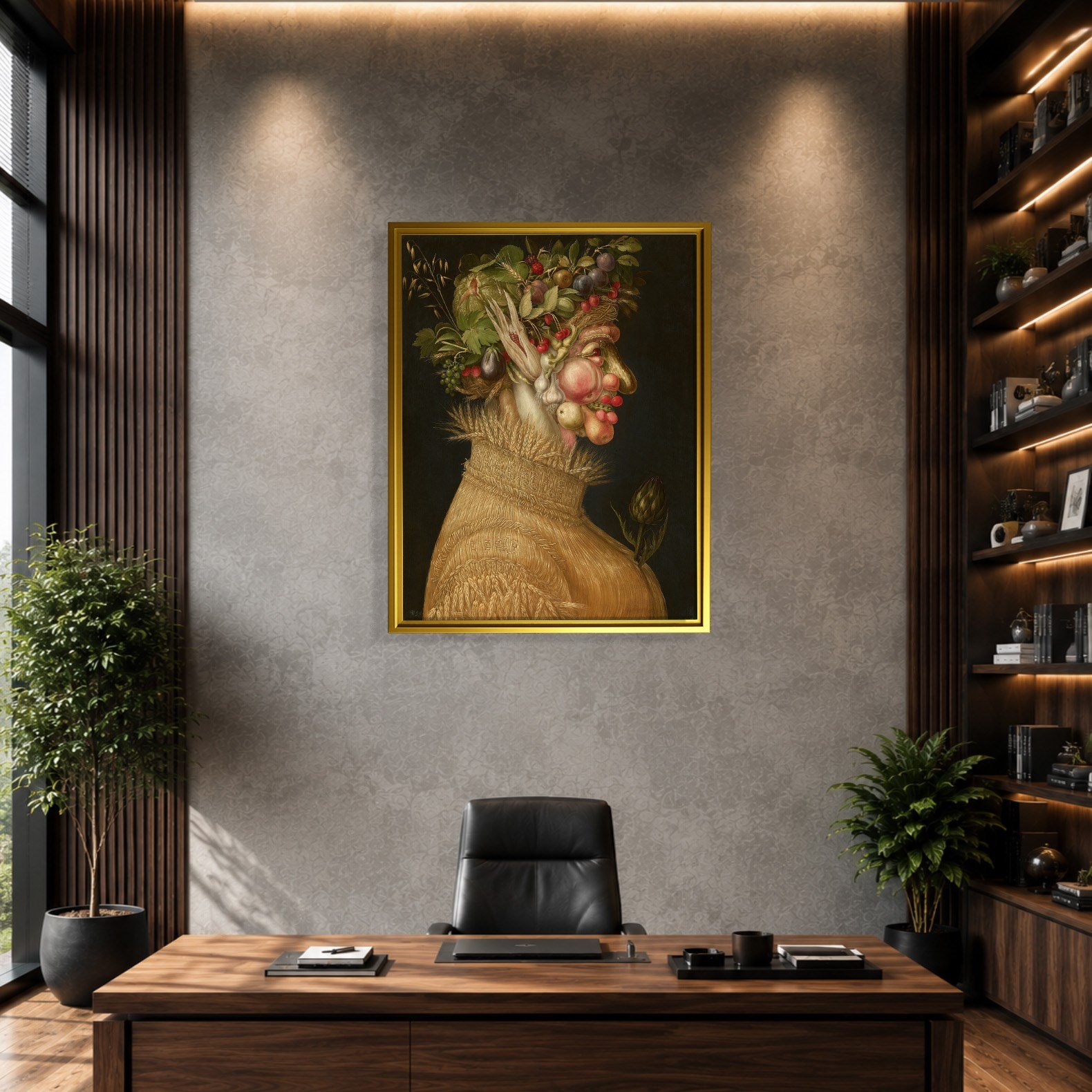 Yaz Kanvas Tablo – Giuseppe Arcimboldo Summer Klasik Rönesans Sanat Eseri