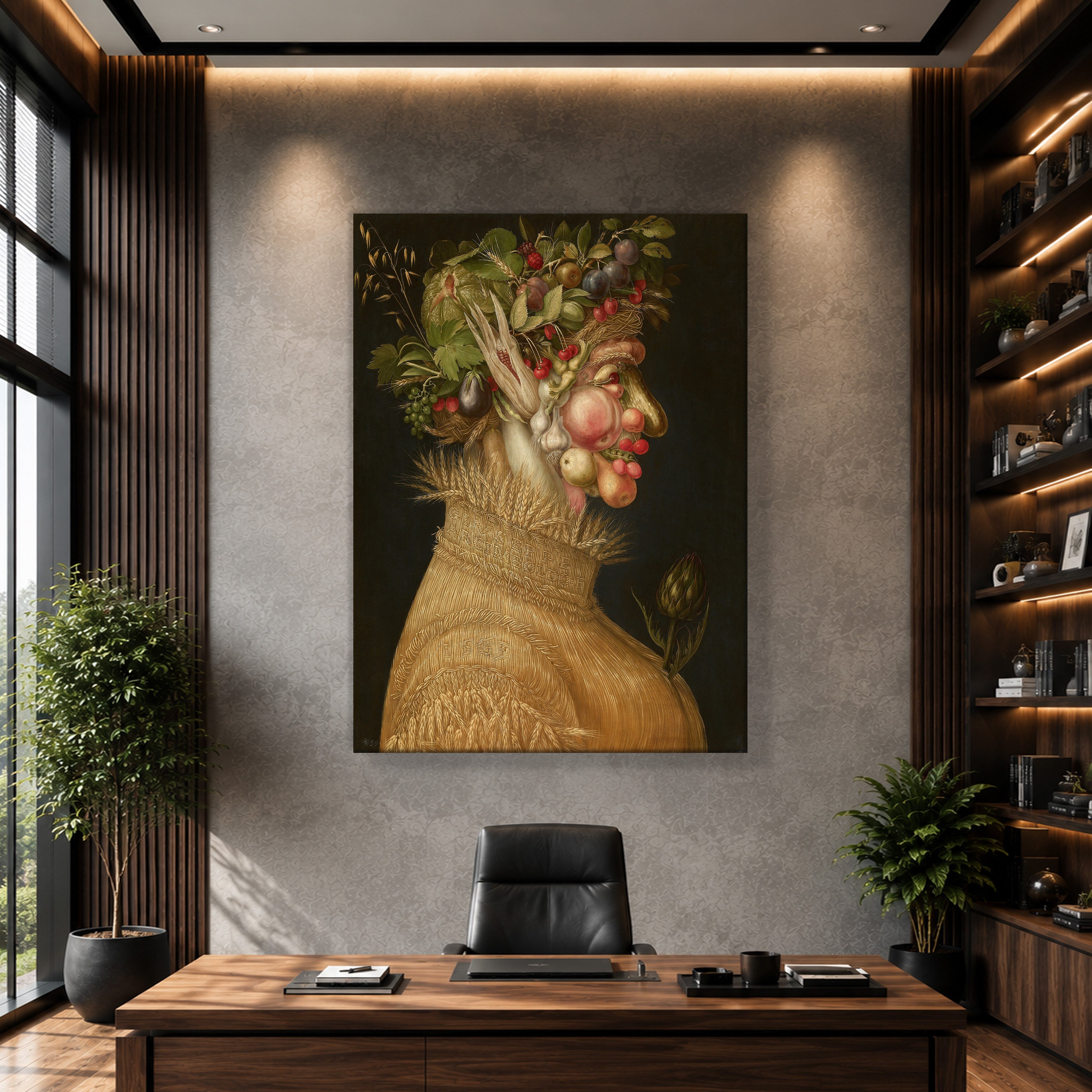 Yaz Kanvas Tablo – Giuseppe Arcimboldo Summer Klasik Rönesans Sanat Eseri