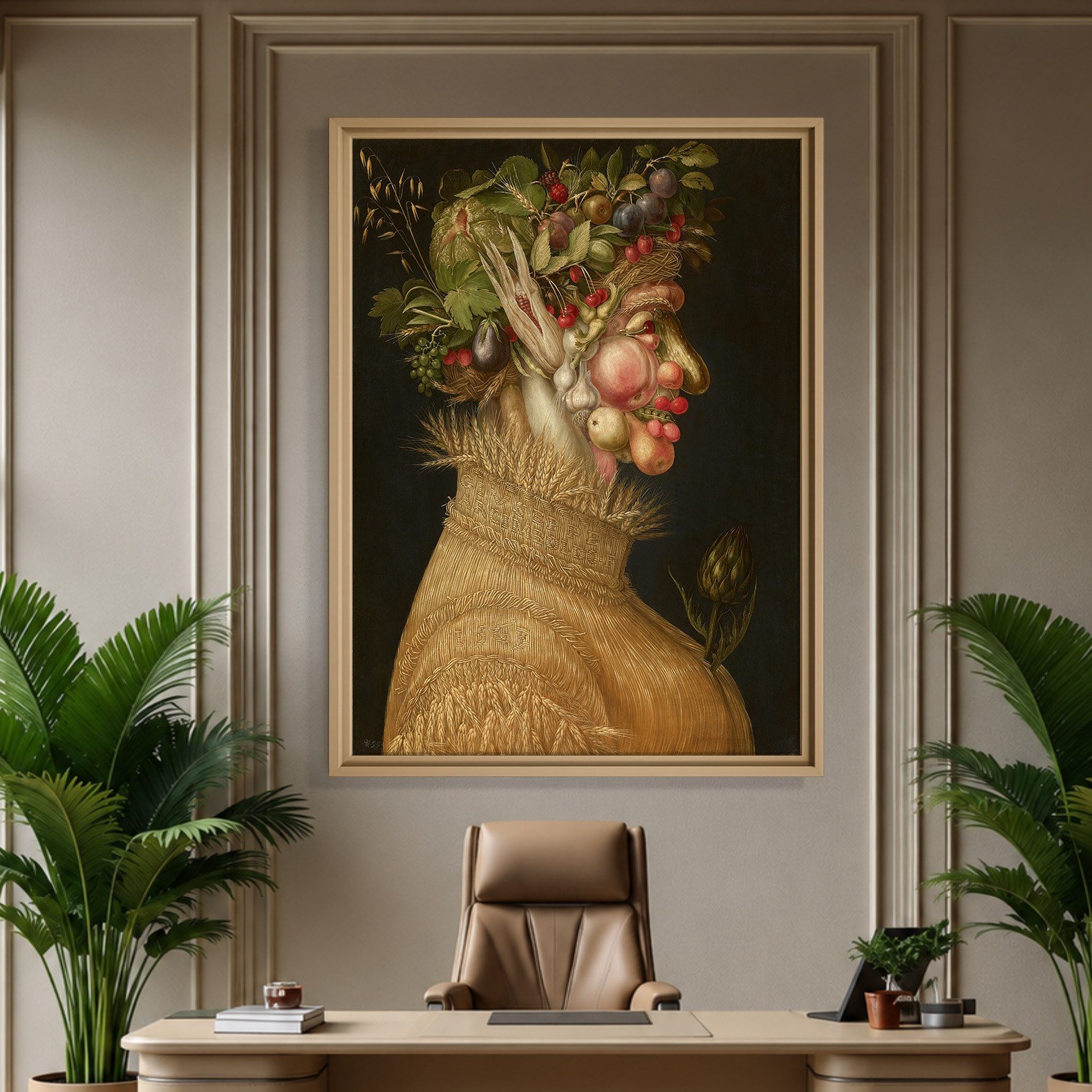 Yaz Kanvas Tablo – Giuseppe Arcimboldo Summer Klasik Rönesans Sanat Eseri