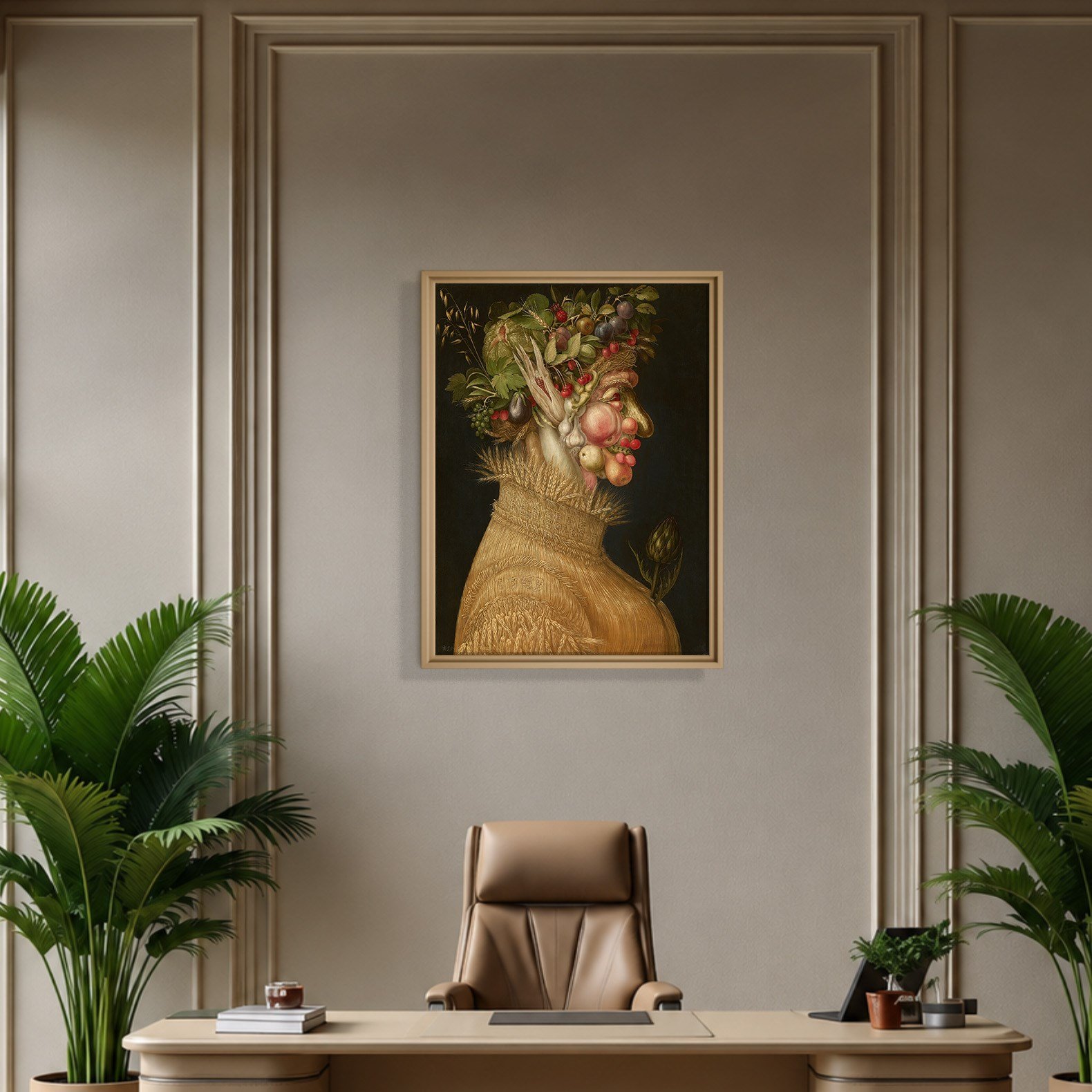 Yaz Kanvas Tablo – Giuseppe Arcimboldo Summer Klasik Rönesans Sanat Eseri