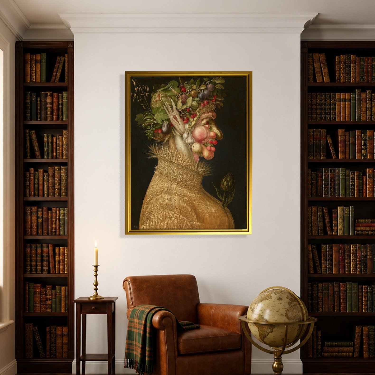 Yaz Kanvas Tablo – Giuseppe Arcimboldo Summer Klasik Rönesans Sanat Eseri