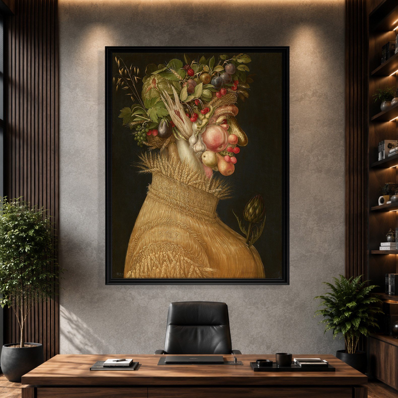 Yaz Kanvas Tablo – Giuseppe Arcimboldo Summer Klasik Rönesans Sanat Eseri