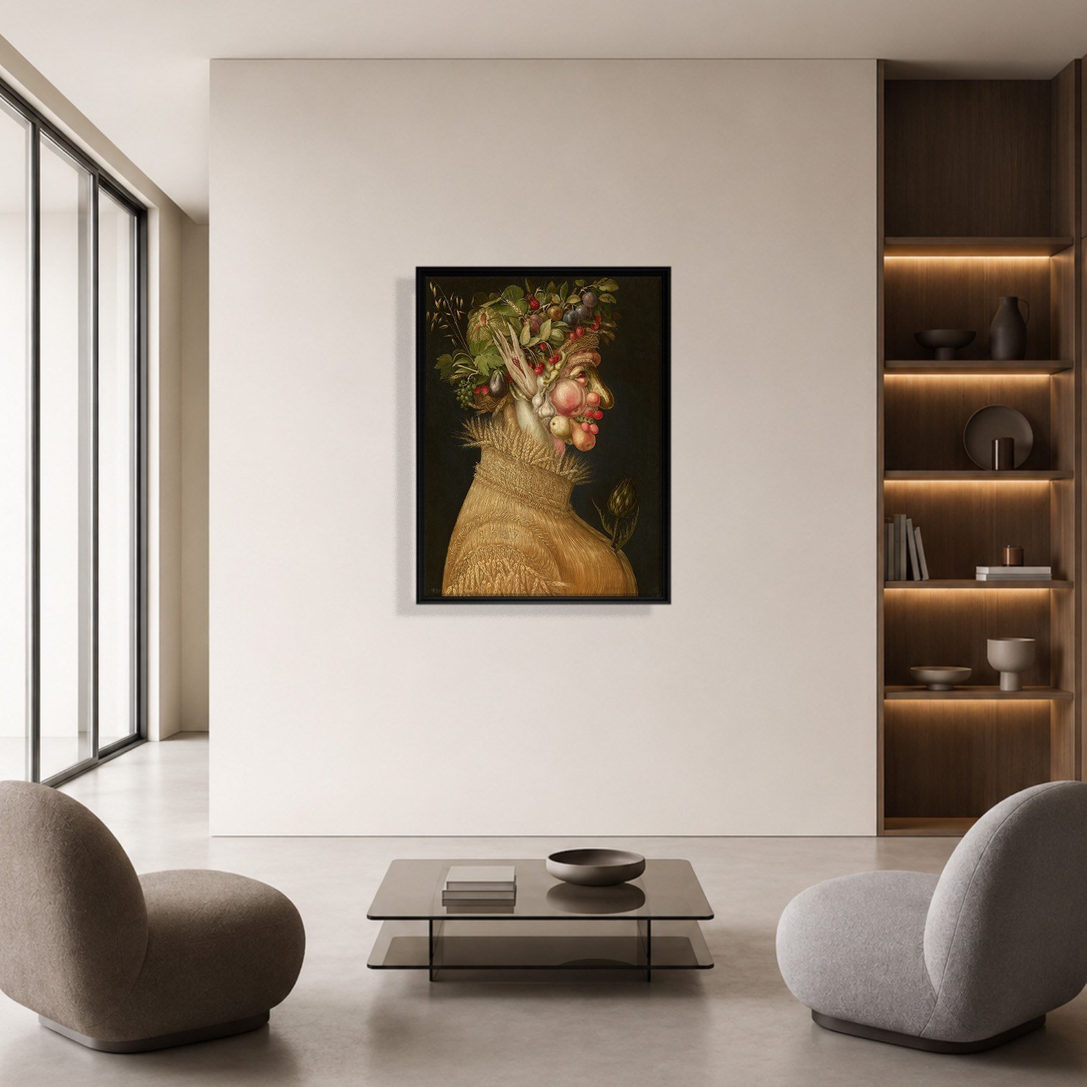 Yaz Kanvas Tablo – Giuseppe Arcimboldo Summer Klasik Rönesans Sanat Eseri