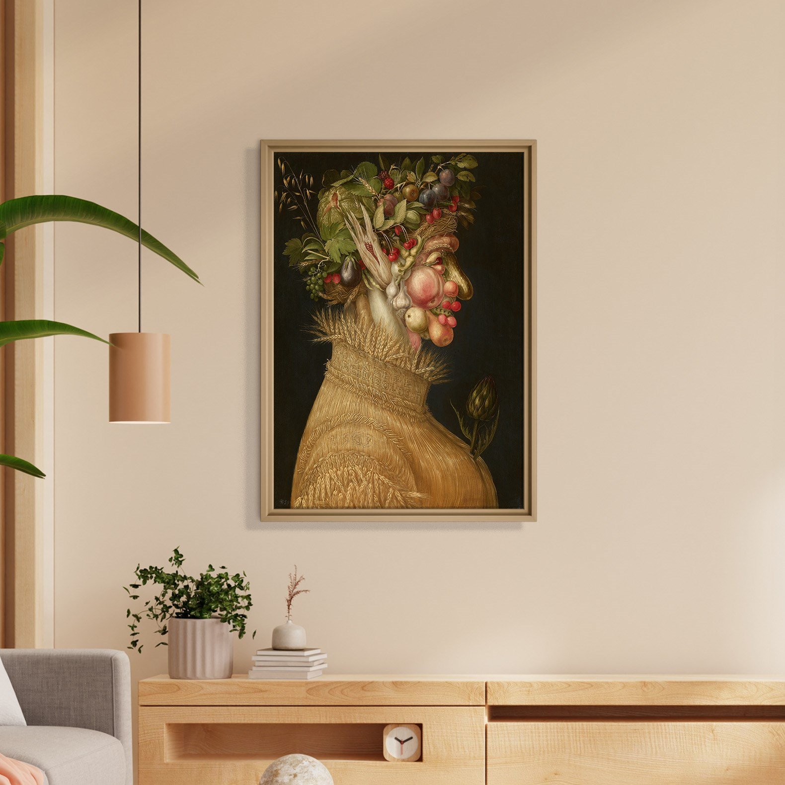 Yaz Kanvas Tablo – Giuseppe Arcimboldo Summer Klasik Rönesans Sanat Eseri