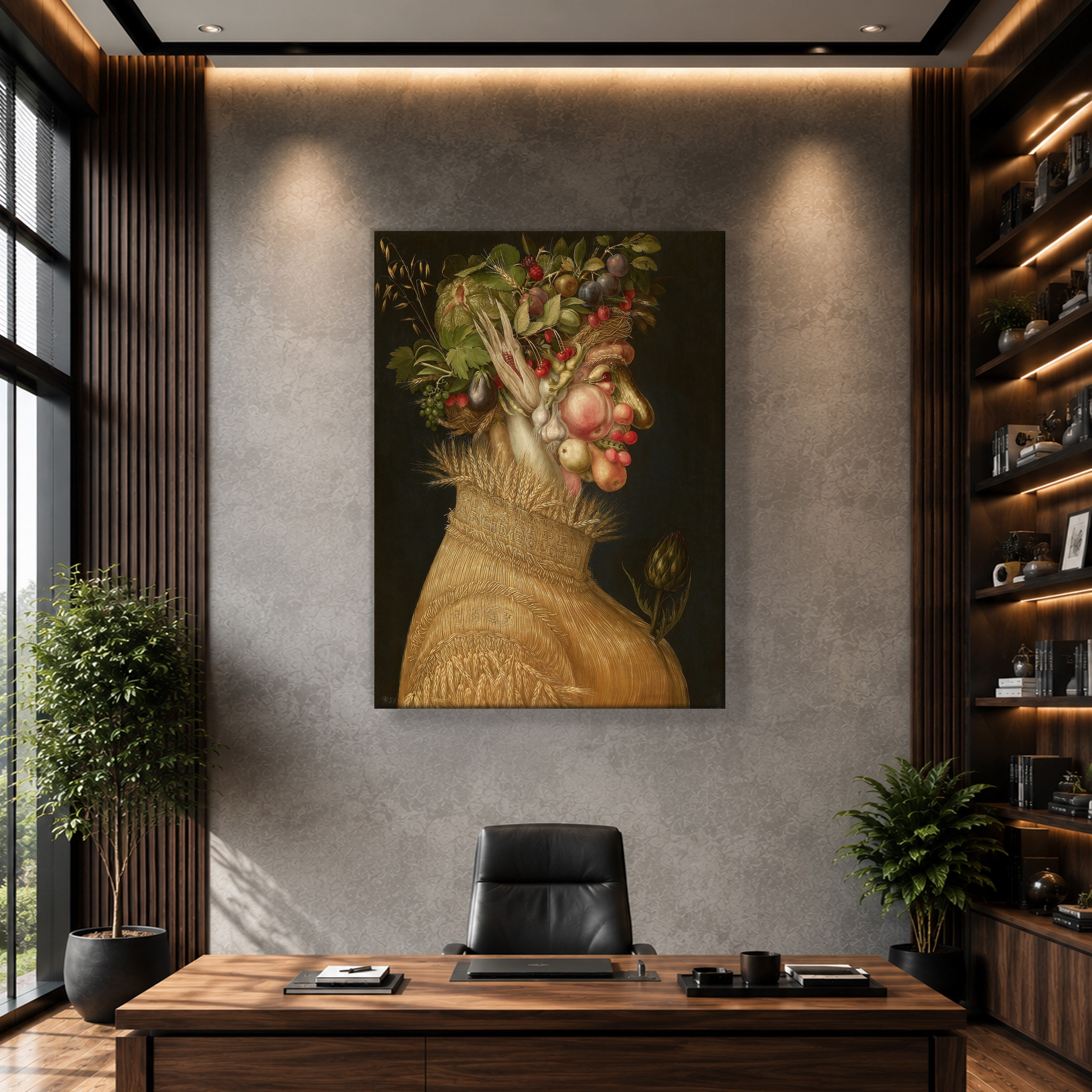 Yaz Kanvas Tablo – Giuseppe Arcimboldo Summer Klasik Rönesans Sanat Eseri