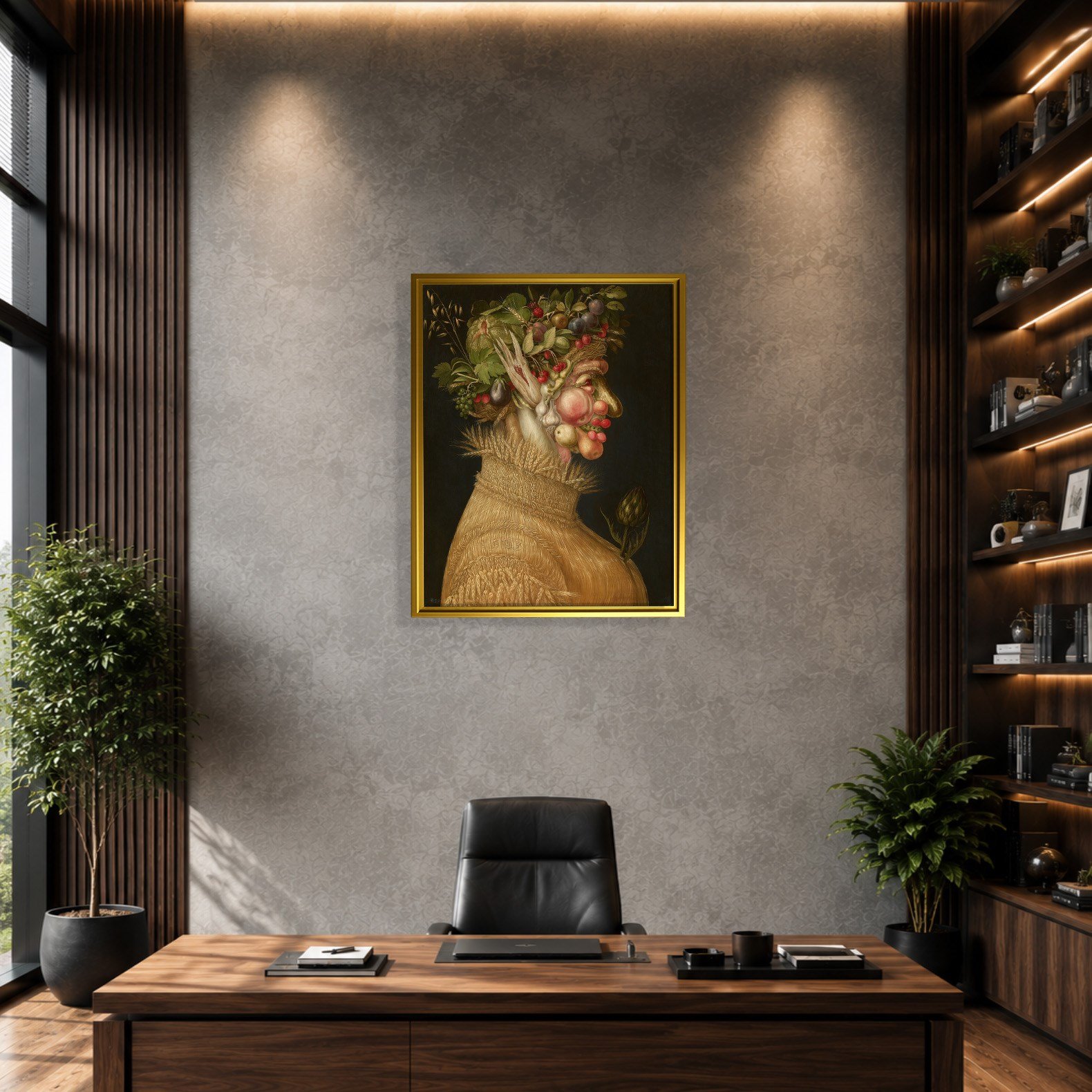 Yaz Kanvas Tablo – Giuseppe Arcimboldo Summer Klasik Rönesans Sanat Eseri