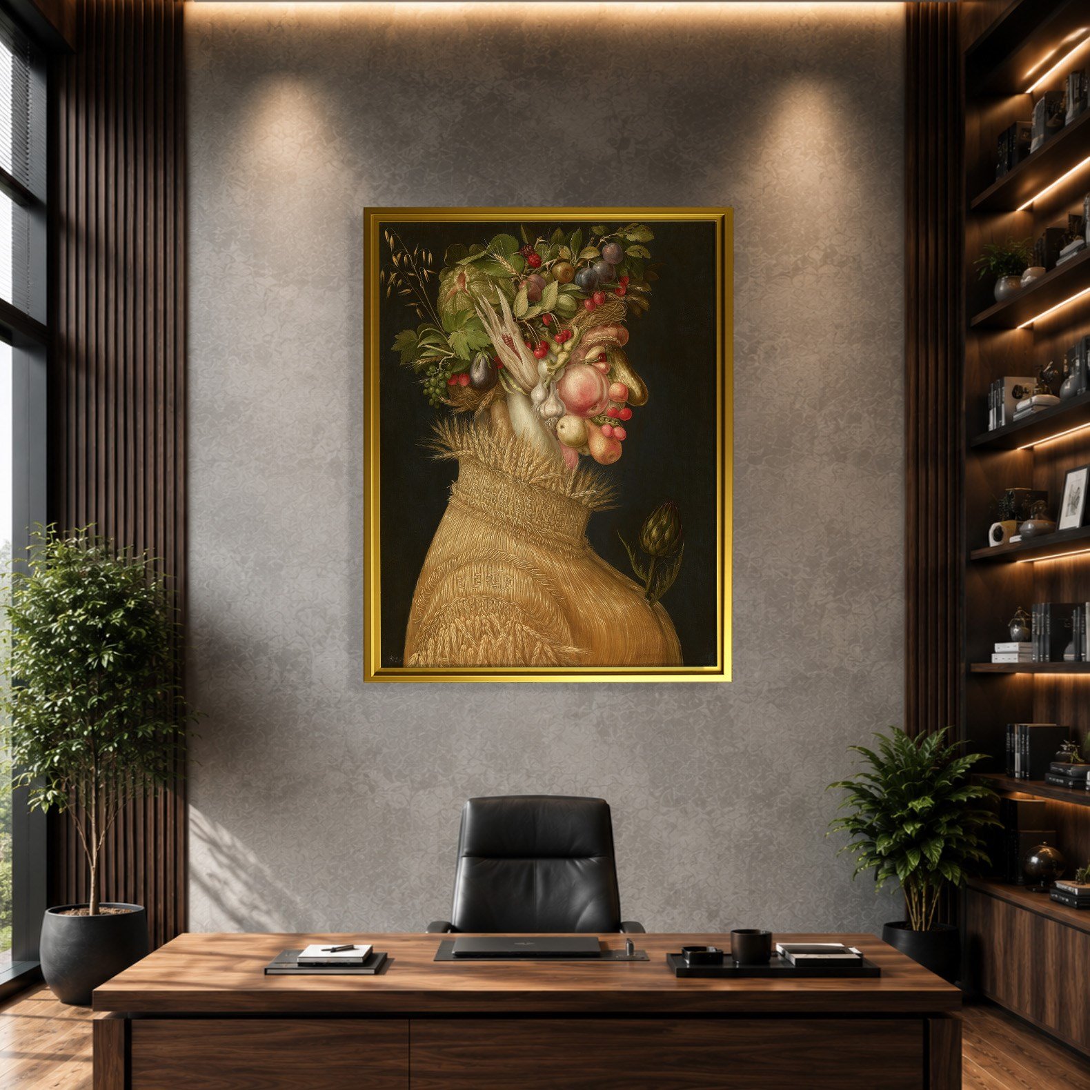 Yaz Kanvas Tablo – Giuseppe Arcimboldo Summer Klasik Rönesans Sanat Eseri