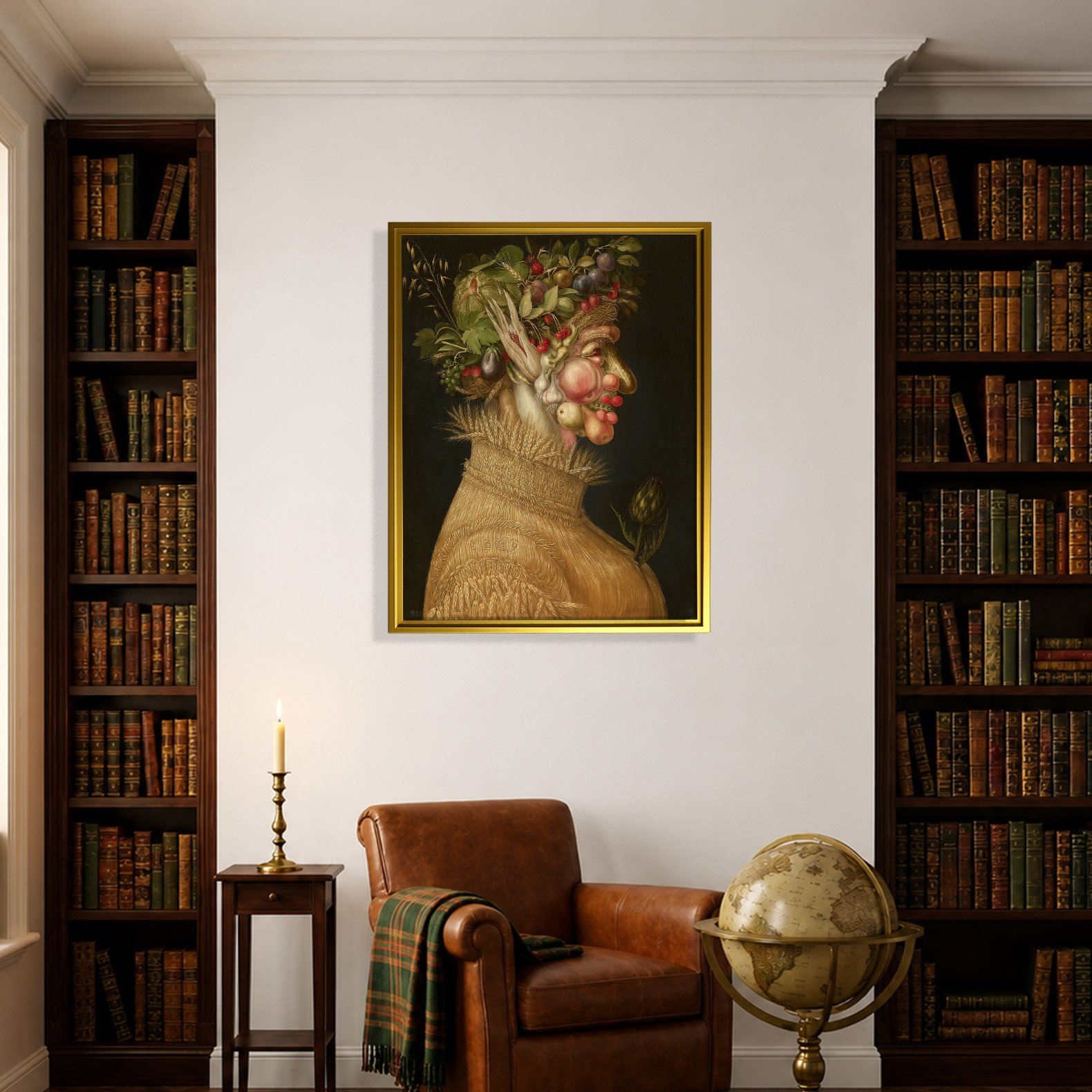 Yaz Kanvas Tablo – Giuseppe Arcimboldo Summer Klasik Rönesans Sanat Eseri