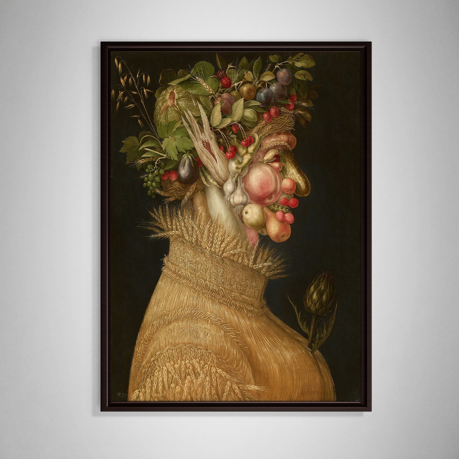 Yaz Kanvas Tablo – Giuseppe Arcimboldo Summer Klasik Rönesans Sanat Eseri