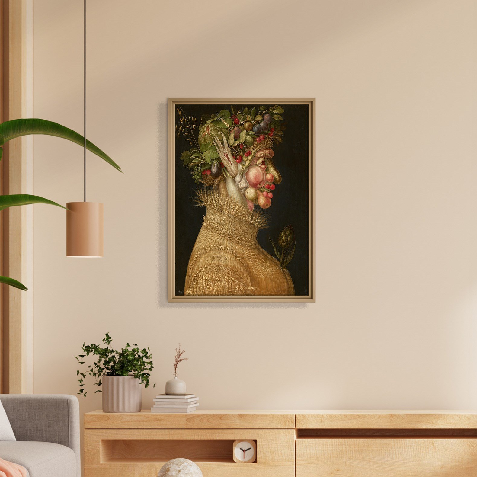 Yaz Kanvas Tablo – Giuseppe Arcimboldo Summer Klasik Rönesans Sanat Eseri