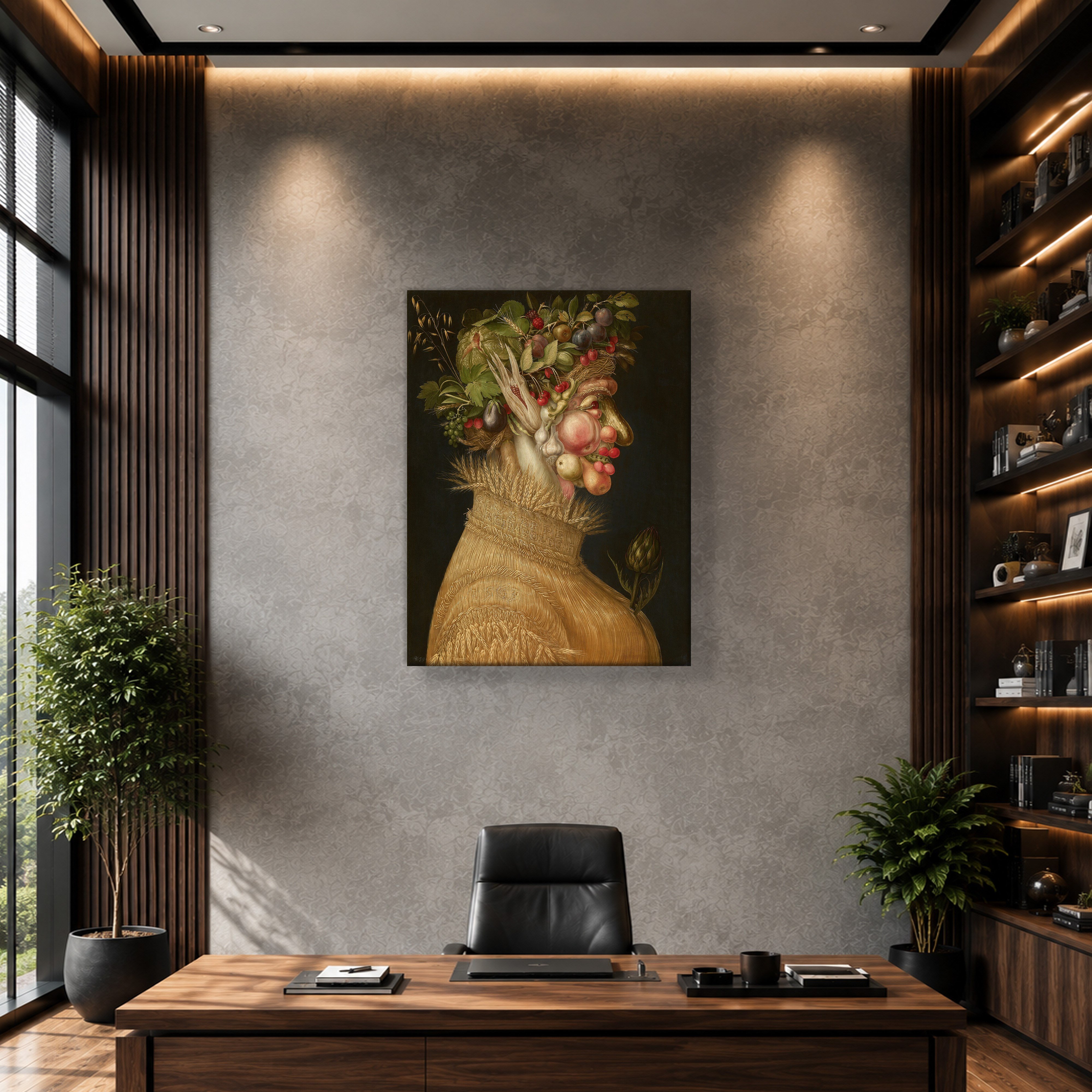 Yaz Kanvas Tablo – Giuseppe Arcimboldo Summer Klasik Rönesans Sanat Eseri