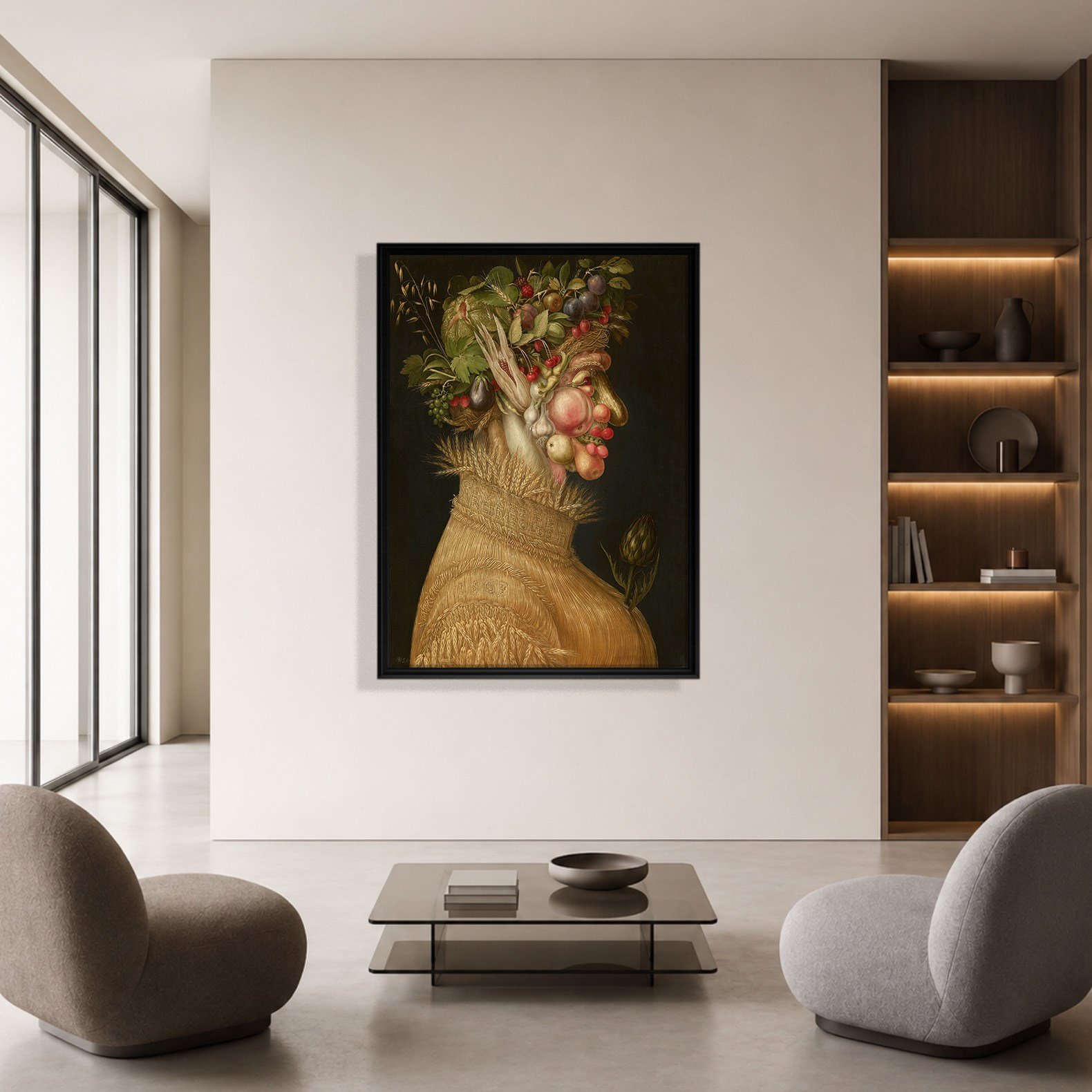 Yaz Kanvas Tablo – Giuseppe Arcimboldo Summer Klasik Rönesans Sanat Eseri