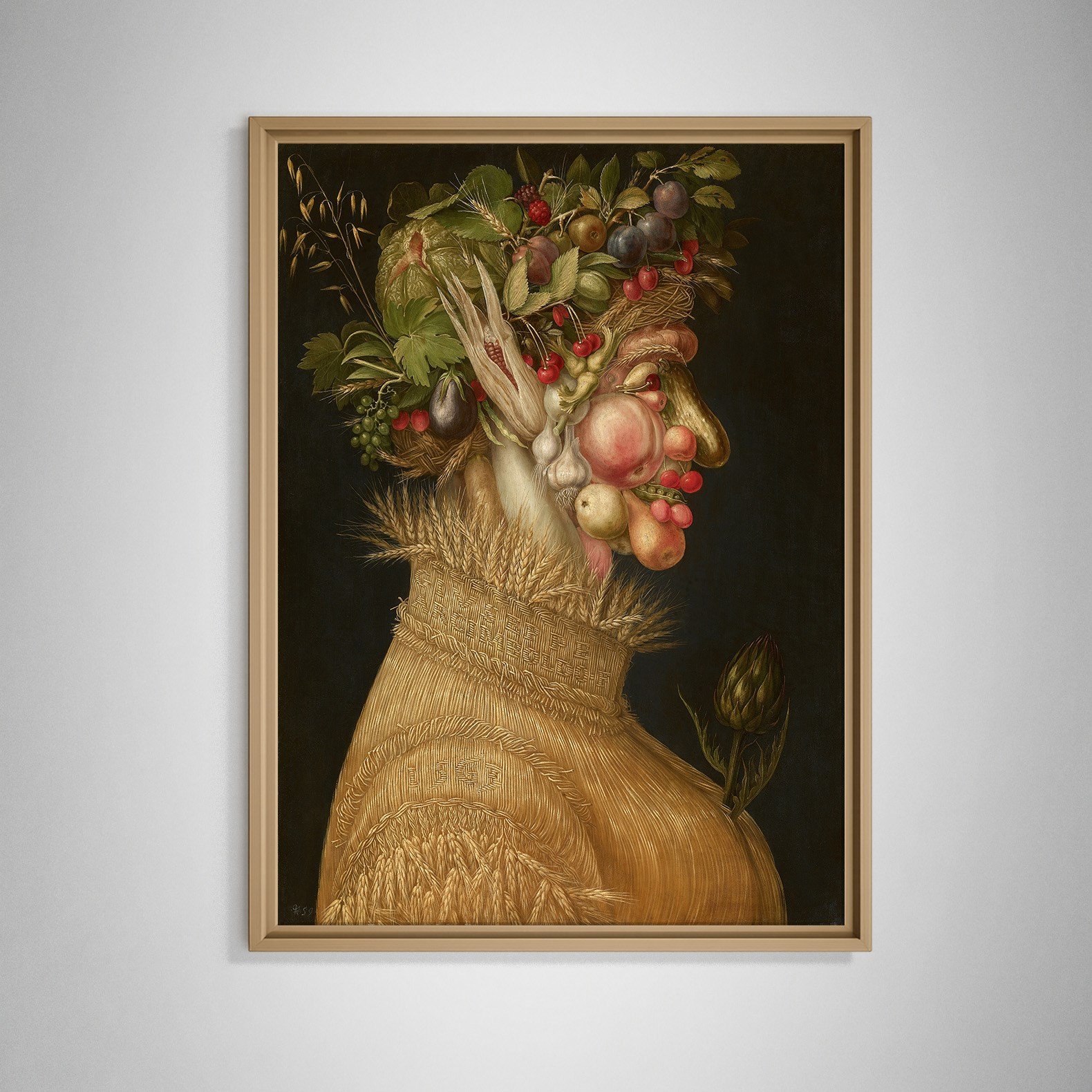 Yaz Kanvas Tablo – Giuseppe Arcimboldo Summer Klasik Rönesans Sanat Eseri