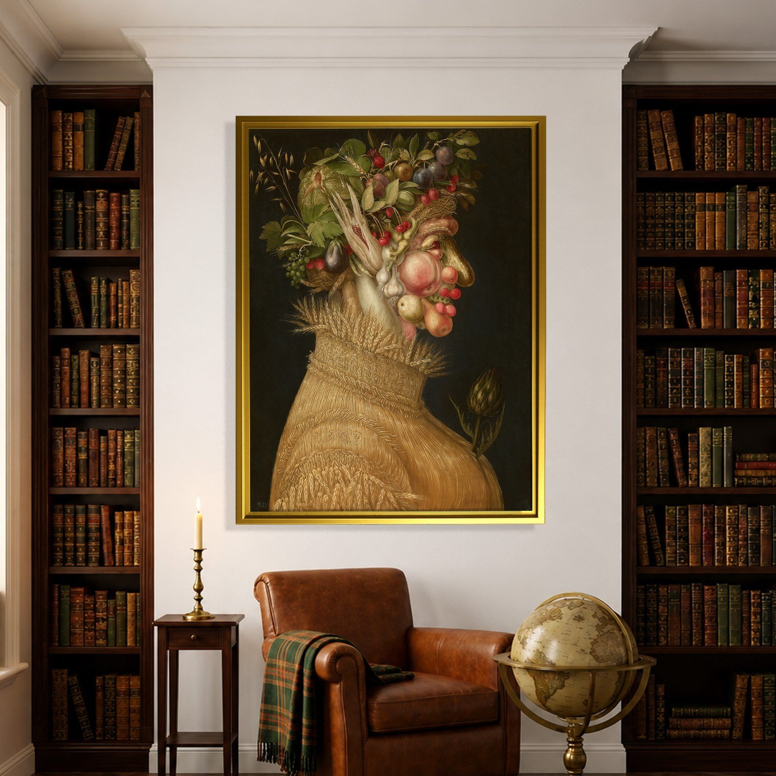 Yaz Kanvas Tablo – Giuseppe Arcimboldo Summer Klasik Rönesans Sanat Eseri