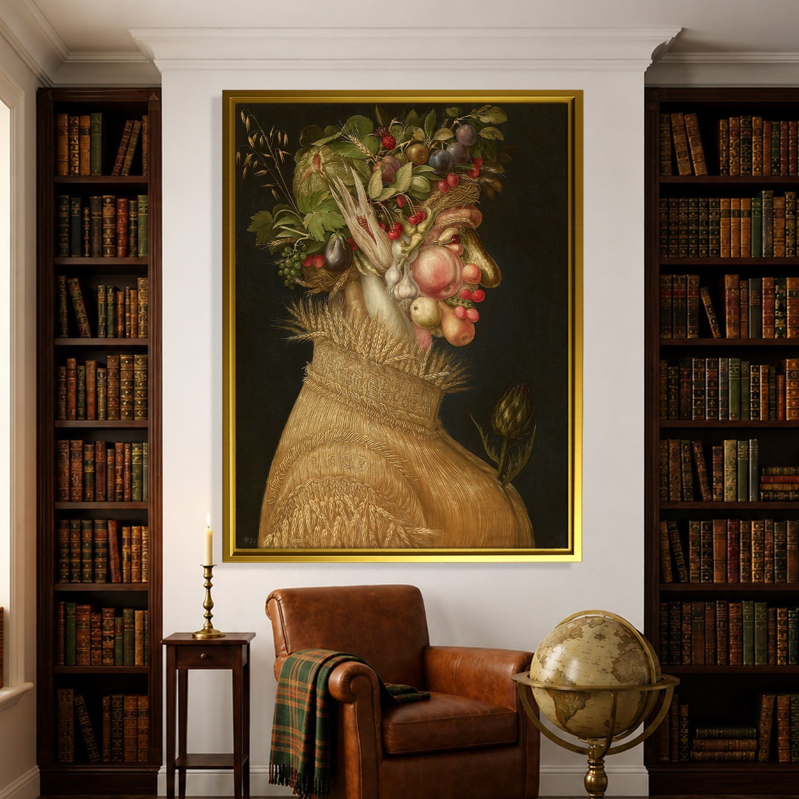 Yaz Kanvas Tablo – Giuseppe Arcimboldo Summer Klasik Rönesans Sanat Eseri