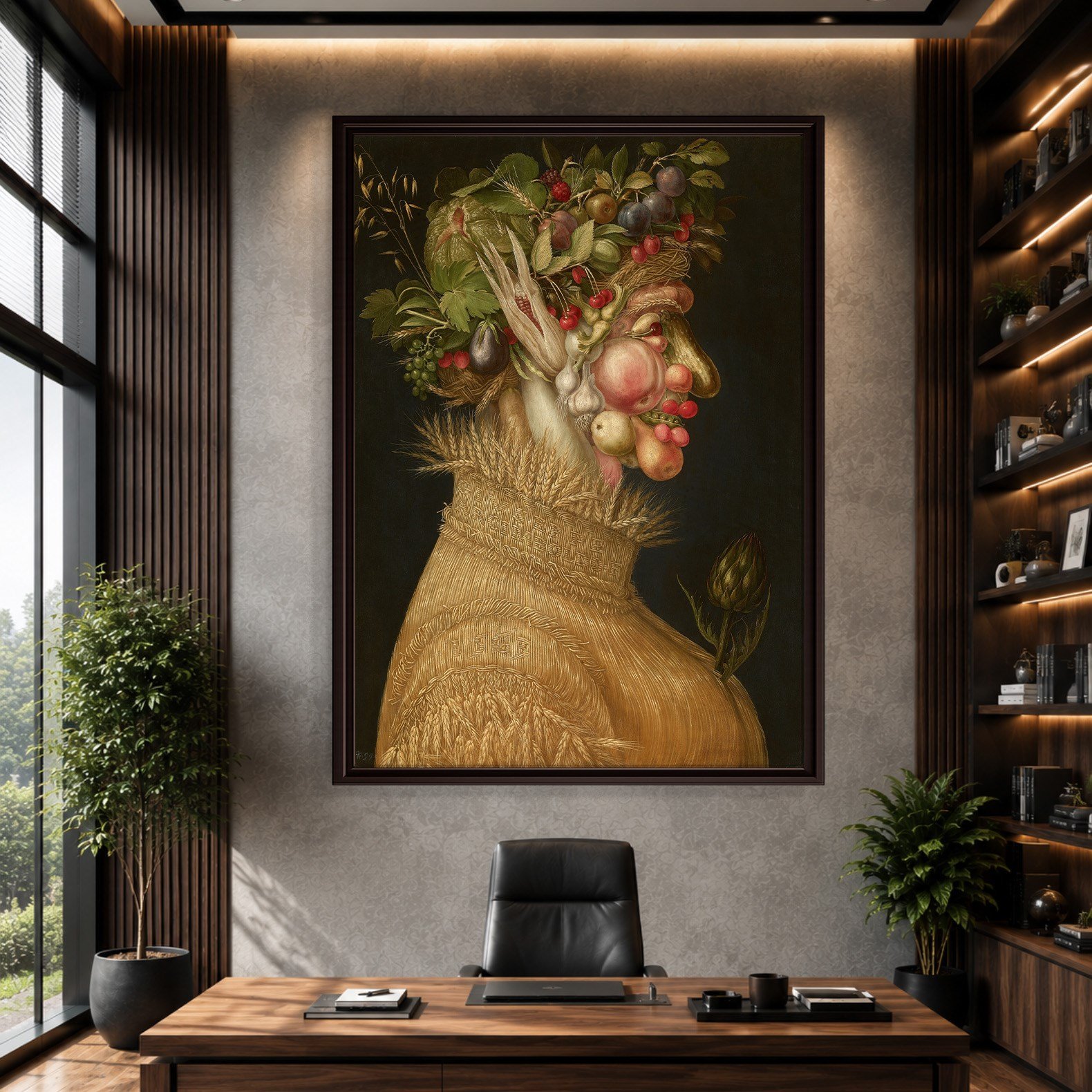 Yaz Kanvas Tablo – Giuseppe Arcimboldo Summer Klasik Rönesans Sanat Eseri