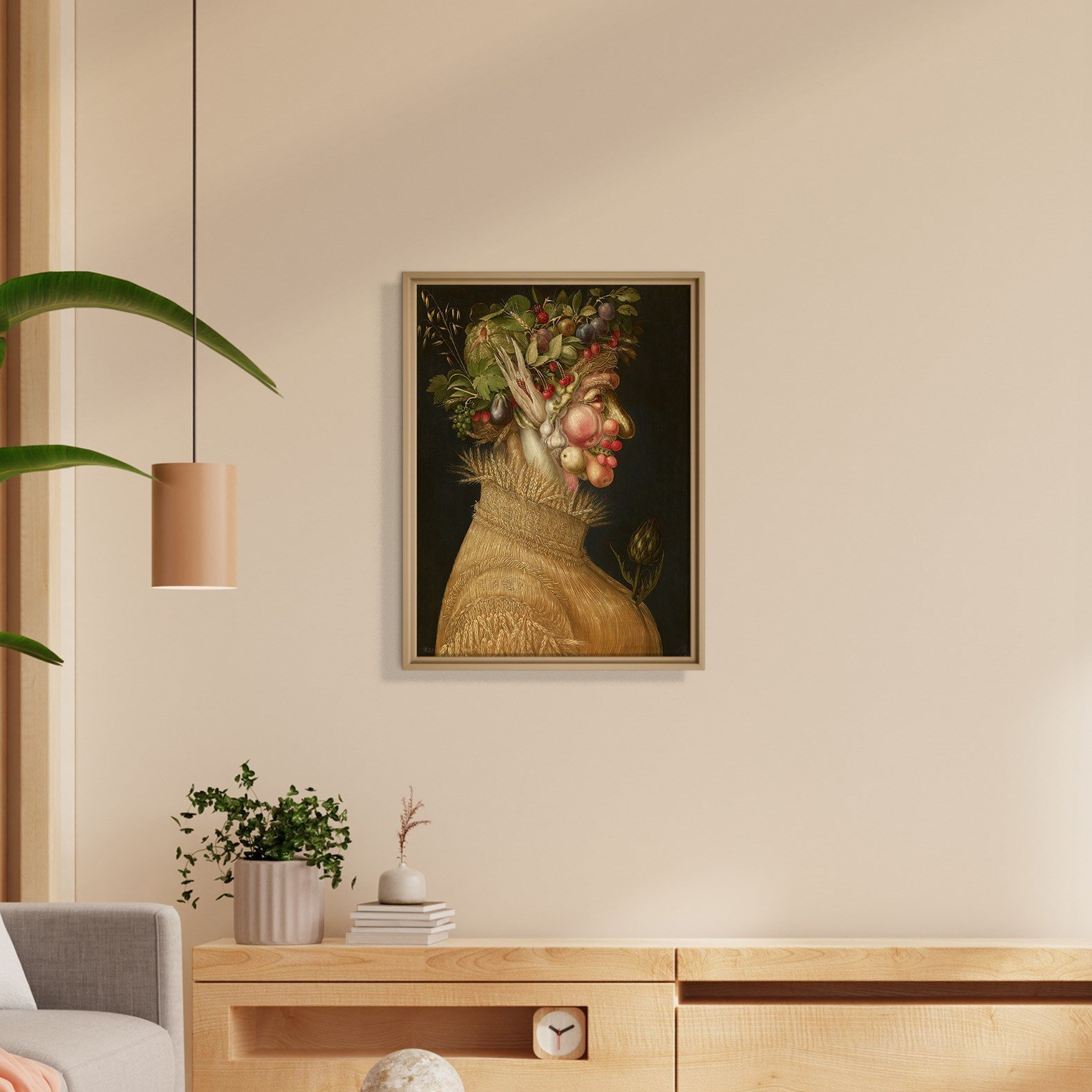 Yaz Kanvas Tablo – Giuseppe Arcimboldo Summer Klasik Rönesans Sanat Eseri