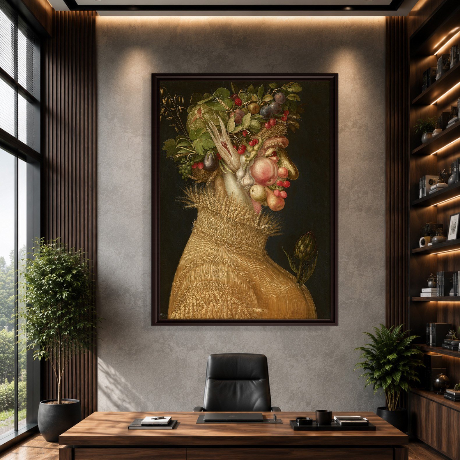 Yaz Kanvas Tablo – Giuseppe Arcimboldo Summer Klasik Rönesans Sanat Eseri