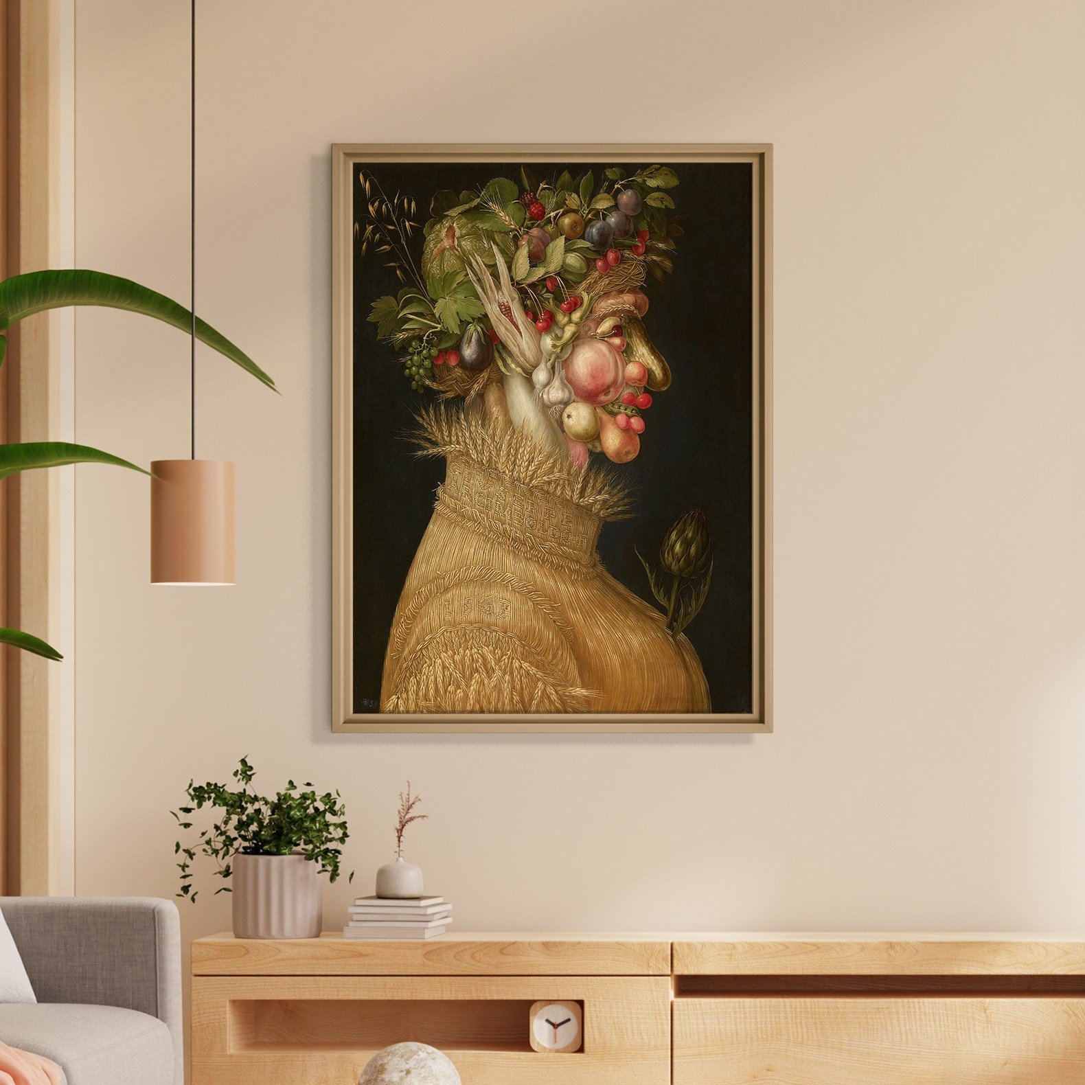 Yaz Kanvas Tablo – Giuseppe Arcimboldo Summer Klasik Rönesans Sanat Eseri