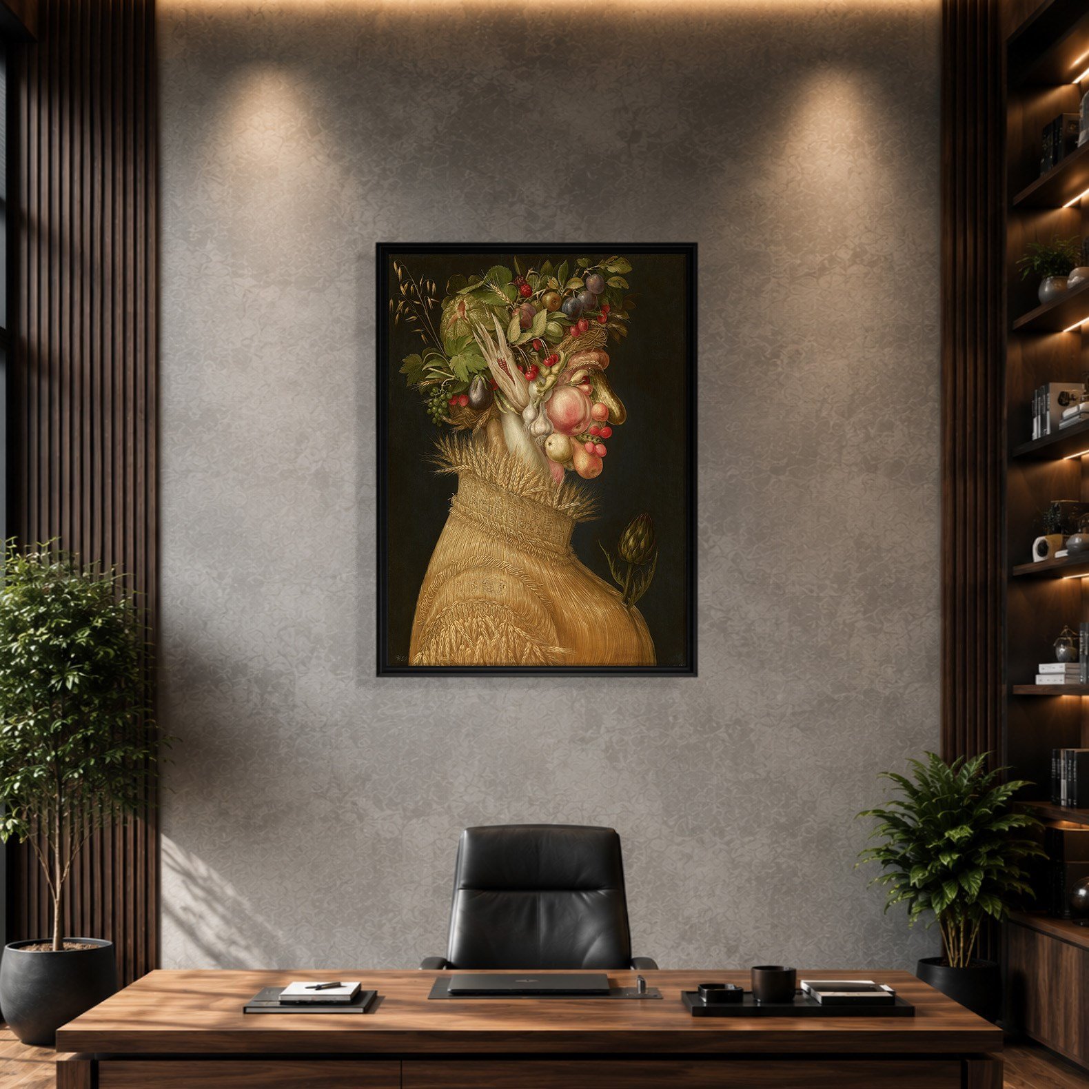 Yaz Kanvas Tablo – Giuseppe Arcimboldo Summer Klasik Rönesans Sanat Eseri
