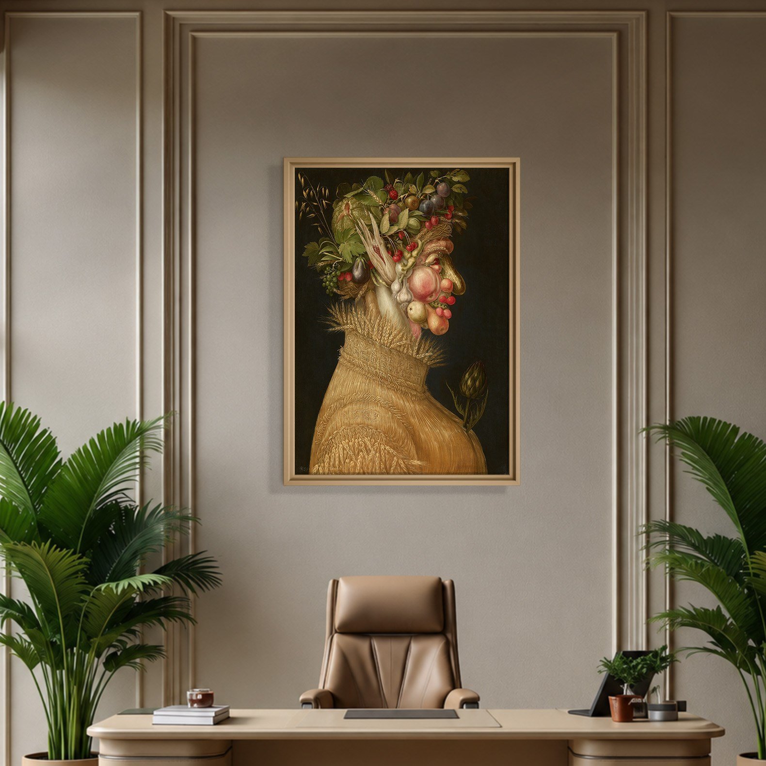 Yaz Kanvas Tablo – Giuseppe Arcimboldo Summer Klasik Rönesans Sanat Eseri
