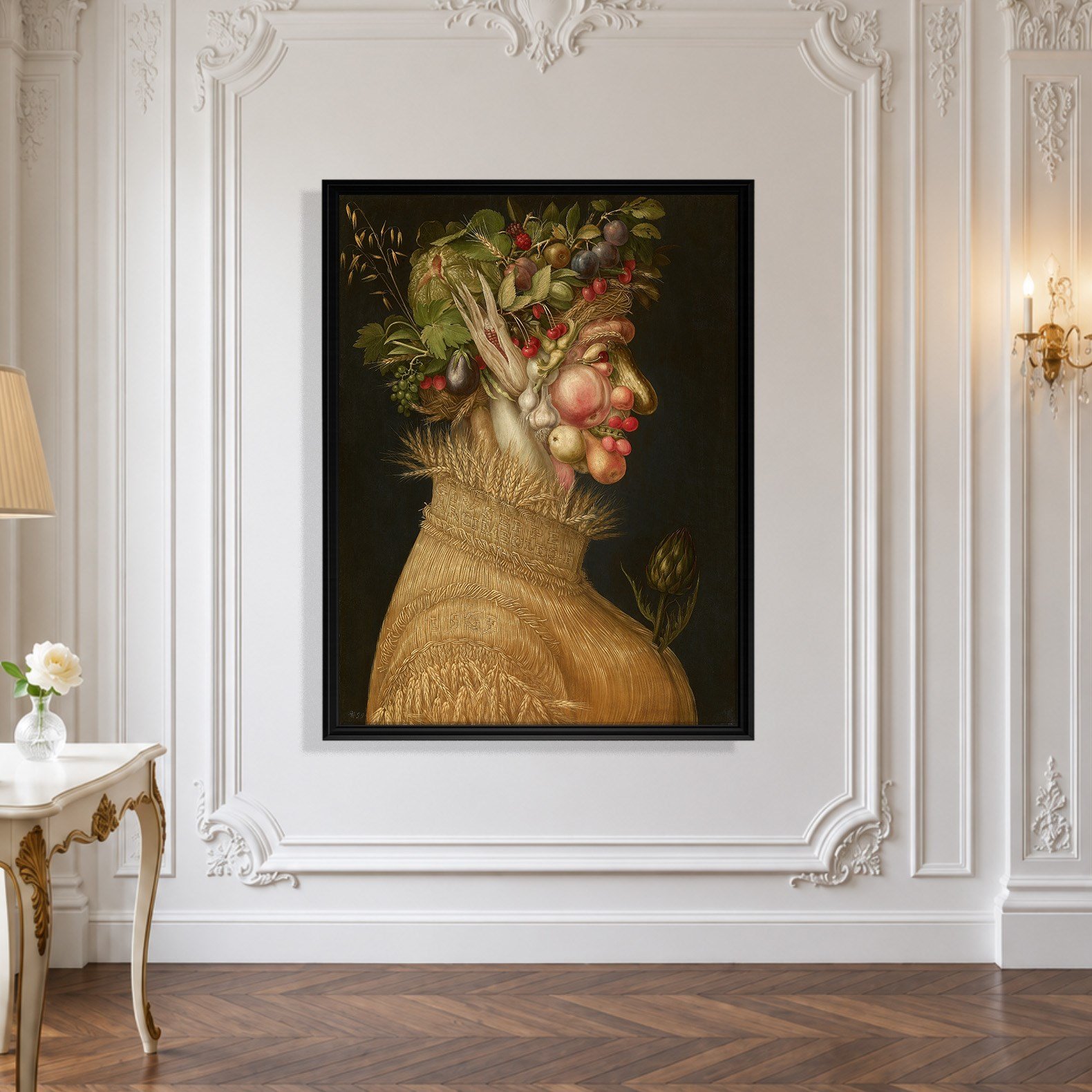 Yaz Kanvas Tablo – Giuseppe Arcimboldo Summer Klasik Rönesans Sanat Eseri