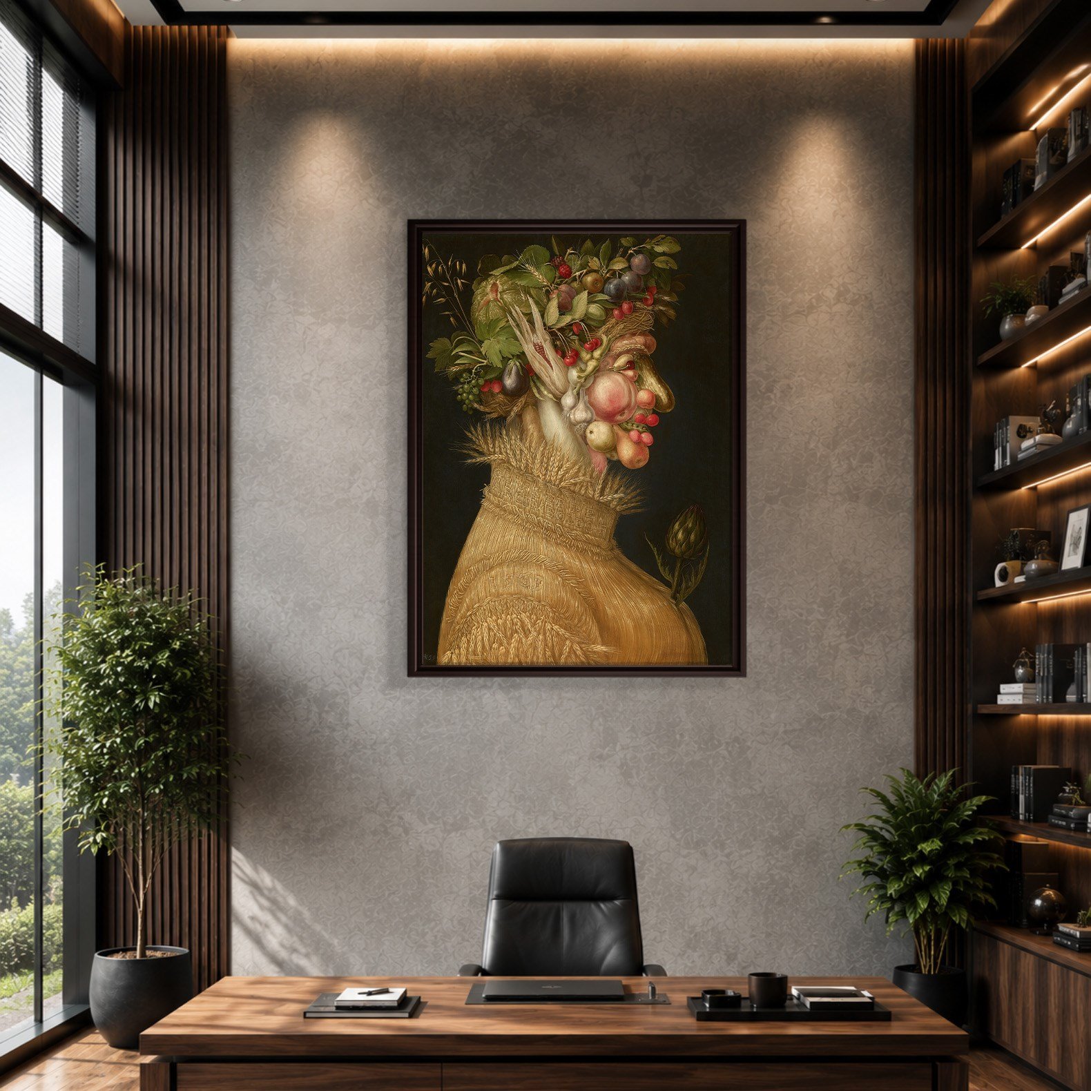 Yaz Kanvas Tablo – Giuseppe Arcimboldo Summer Klasik Rönesans Sanat Eseri