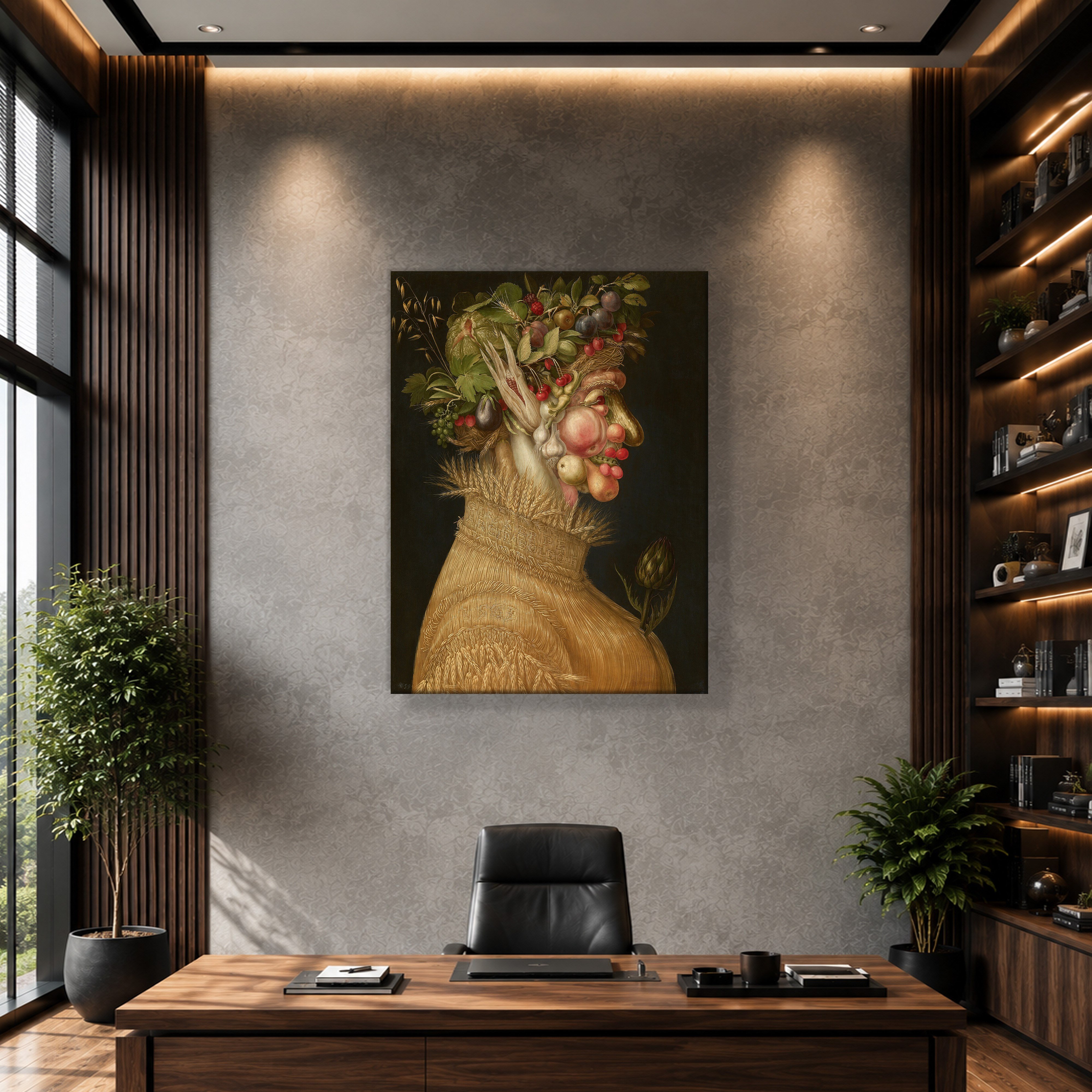 Yaz Kanvas Tablo – Giuseppe Arcimboldo Summer Klasik Rönesans Sanat Eseri