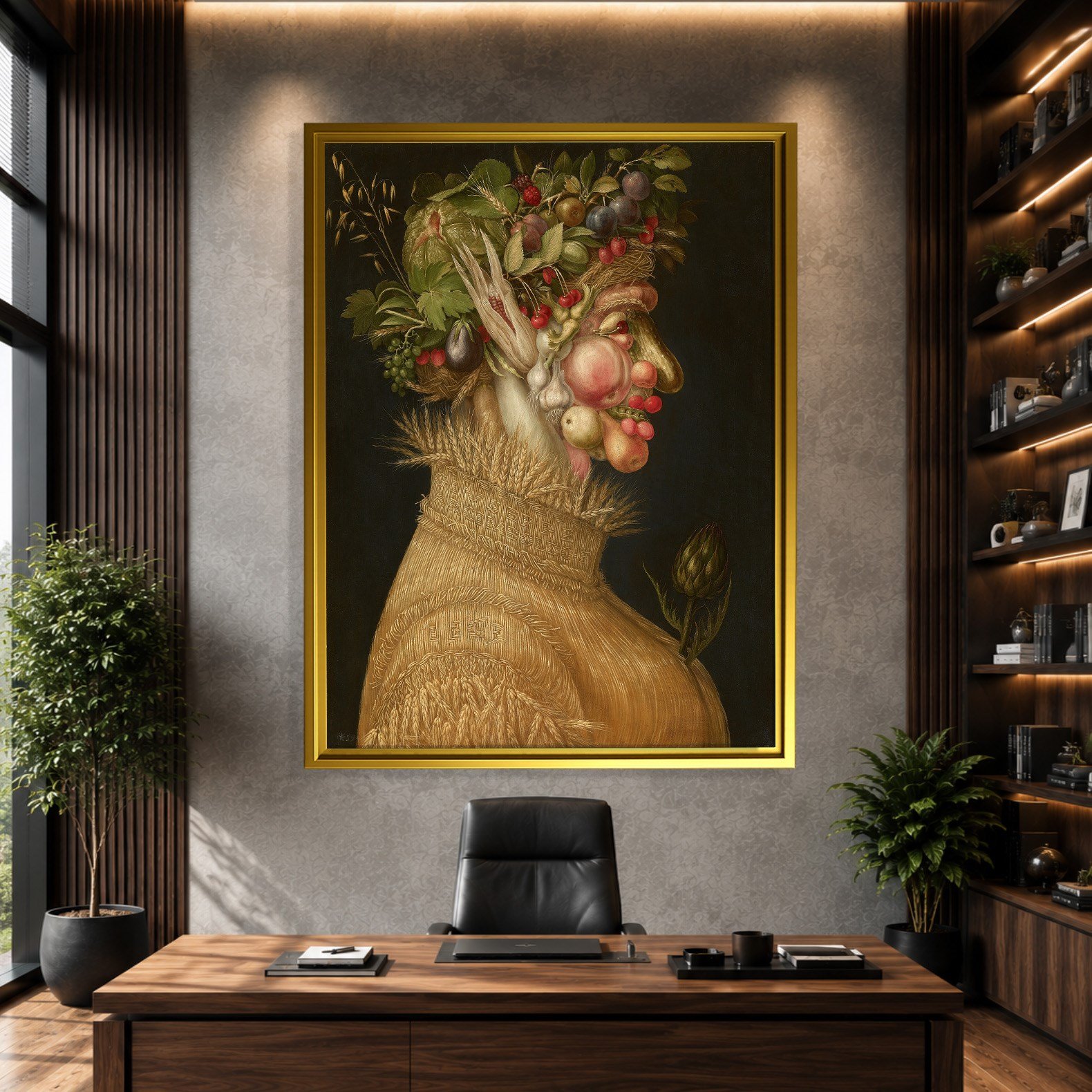 Yaz Kanvas Tablo – Giuseppe Arcimboldo Summer Klasik Rönesans Sanat Eseri