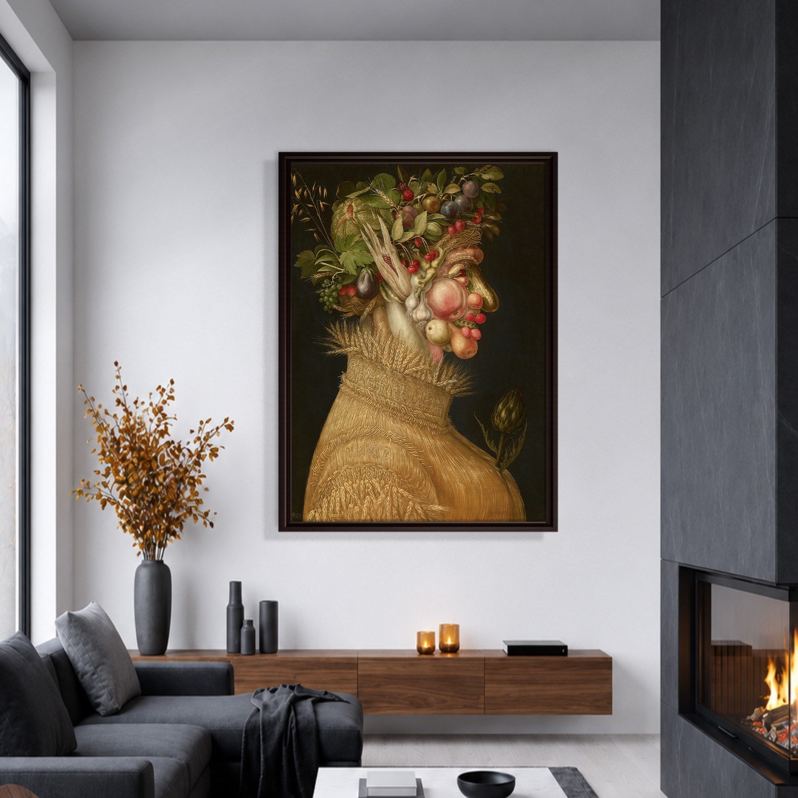 Yaz Kanvas Tablo – Giuseppe Arcimboldo Summer Klasik Rönesans Sanat Eseri