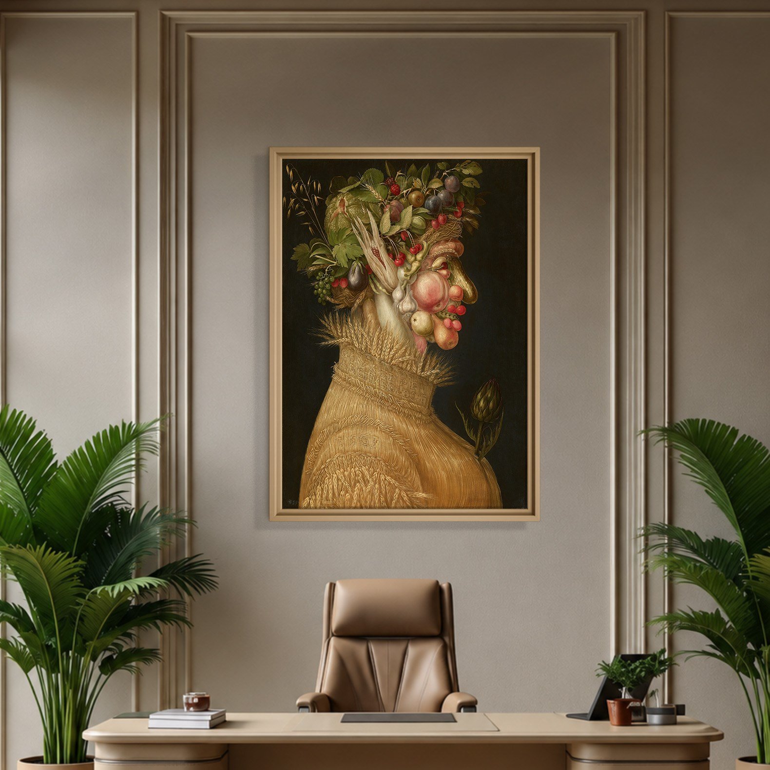 Yaz Kanvas Tablo – Giuseppe Arcimboldo Summer Klasik Rönesans Sanat Eseri