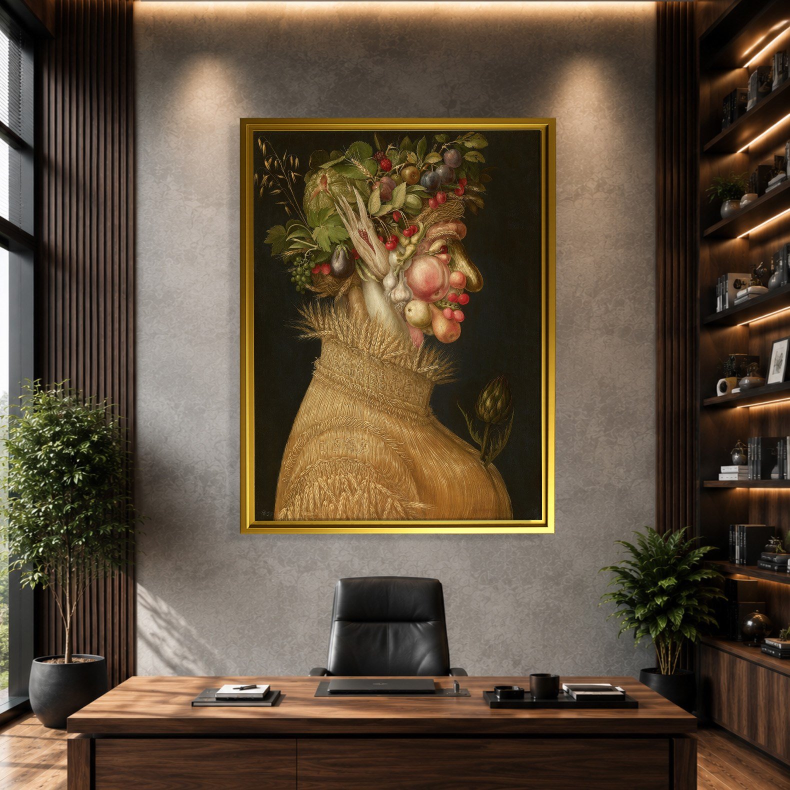 Yaz Kanvas Tablo – Giuseppe Arcimboldo Summer Klasik Rönesans Sanat Eseri