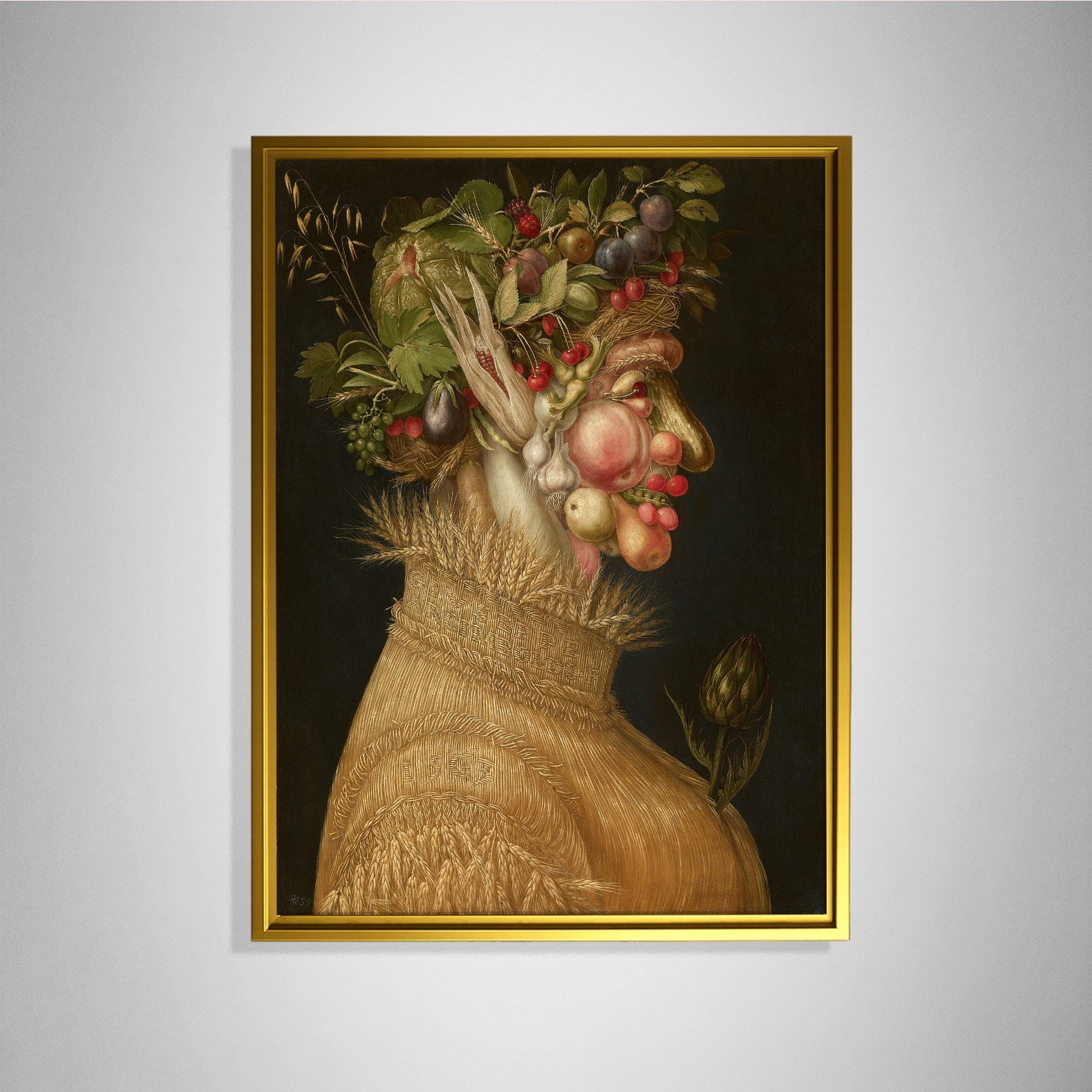 Yaz Kanvas Tablo – Giuseppe Arcimboldo Summer Klasik Rönesans Sanat Eseri