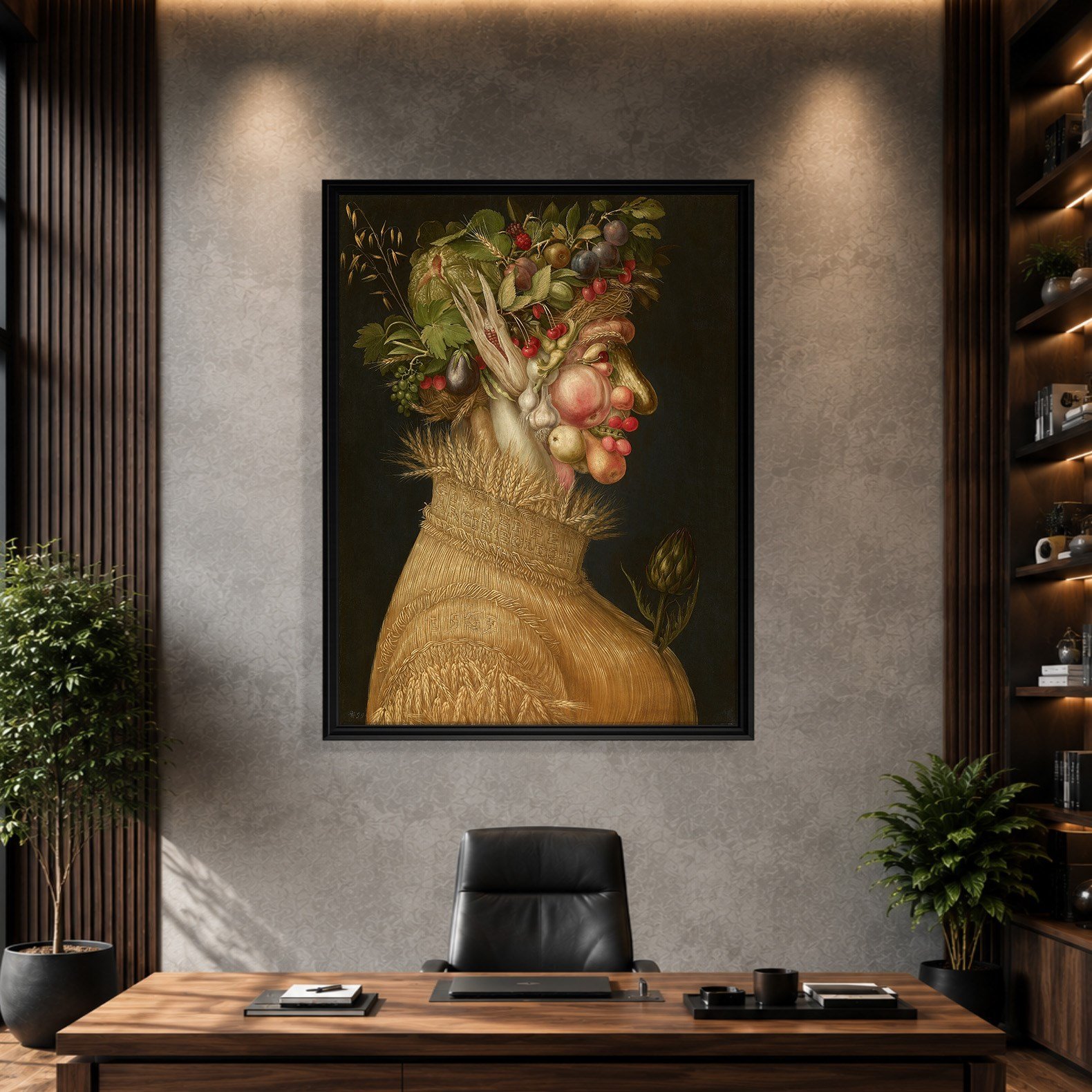 Yaz Kanvas Tablo – Giuseppe Arcimboldo Summer Klasik Rönesans Sanat Eseri