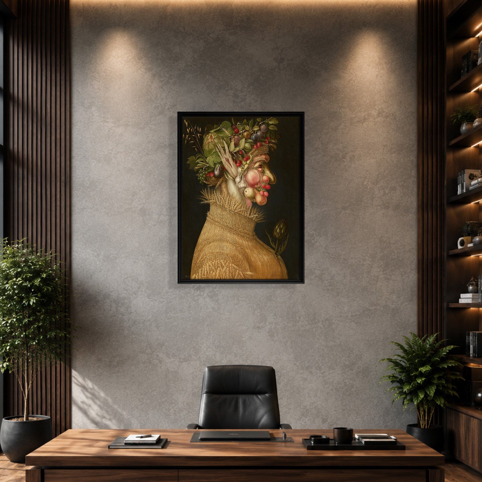 Yaz Kanvas Tablo – Giuseppe Arcimboldo Summer Klasik Rönesans Sanat Eseri